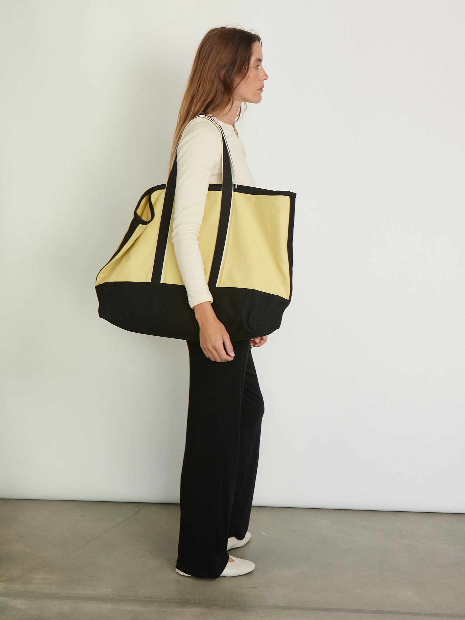 Large Easy Bag in Honey Bee from Valiese, curated by Shop Sommer in San Francisco.