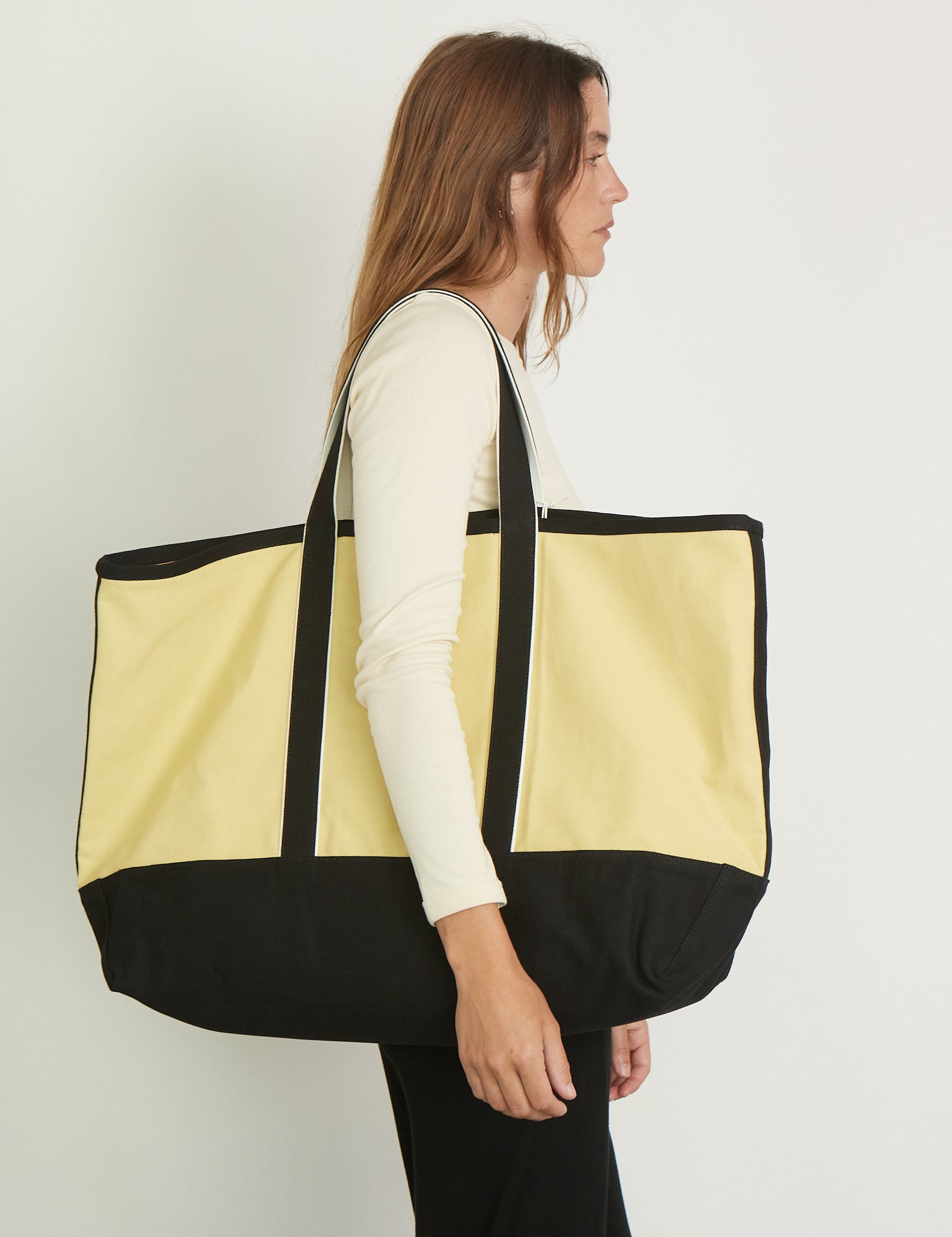 Large Easy Bag in Honey Bee from Valiese, curated by Shop Sommer in San Francisco.