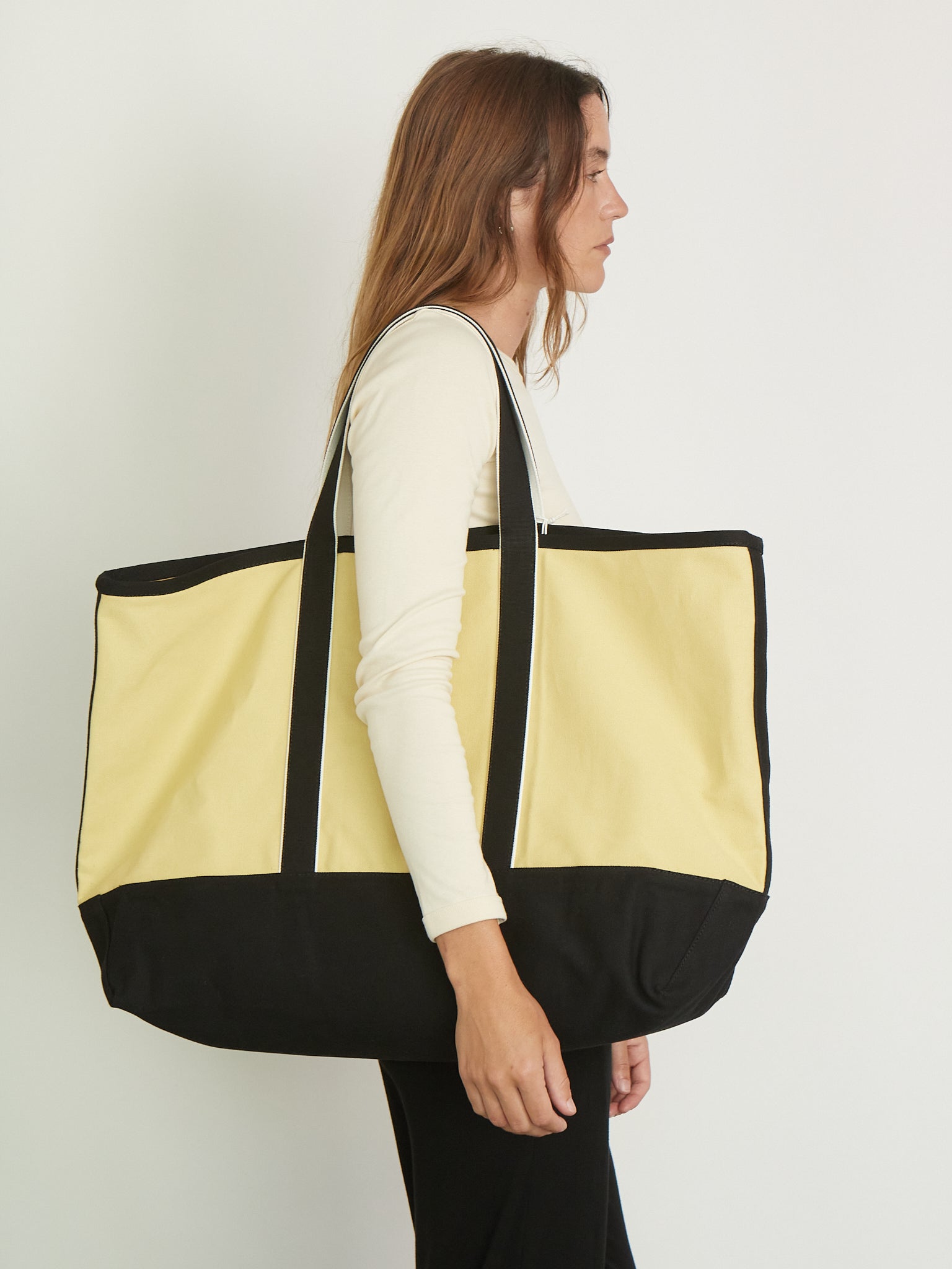 Large Easy Bag in Honey Bee from Valiese, curated by Shop Sommer in San Francisco.