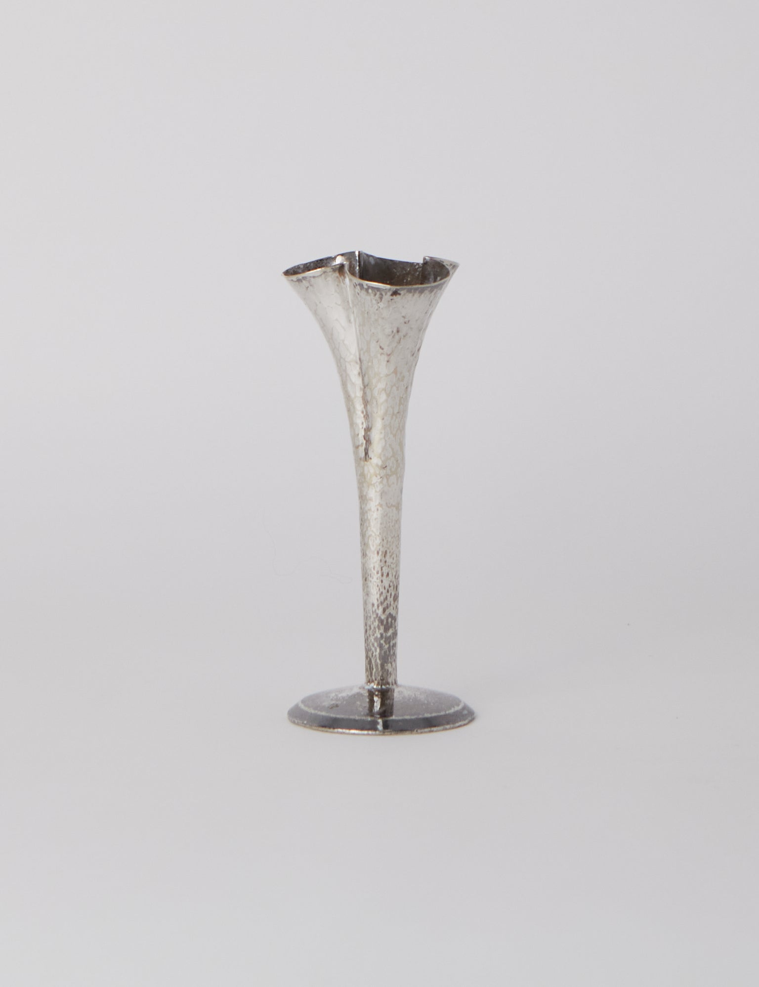 Sommer Hammered Silver Trumpet Vase, curated by Shop Sommer in San Francisco.