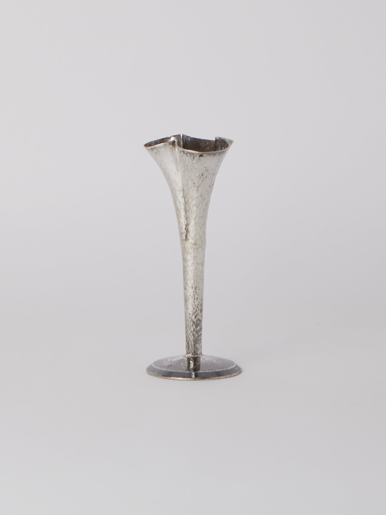 Sommer Hammered Silver Trumpet Vase, curated by Shop Sommer in San Francisco.