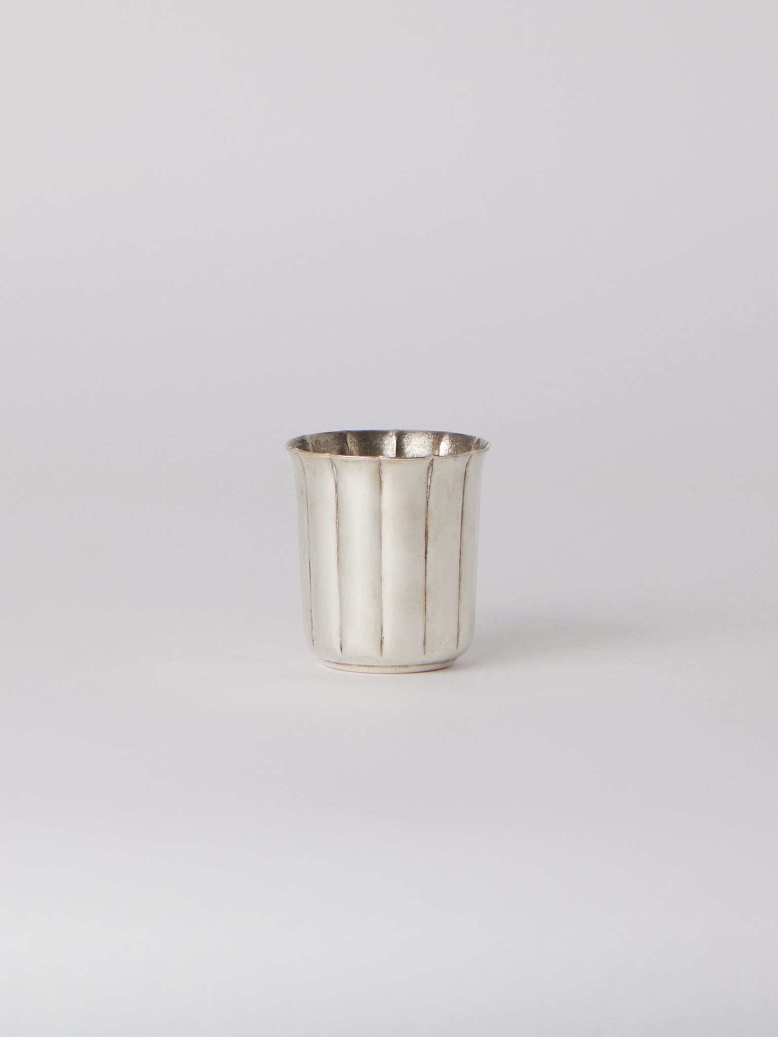 Sommer Silver Fluted Cup, curated by Shop Sommer in San Francisco.