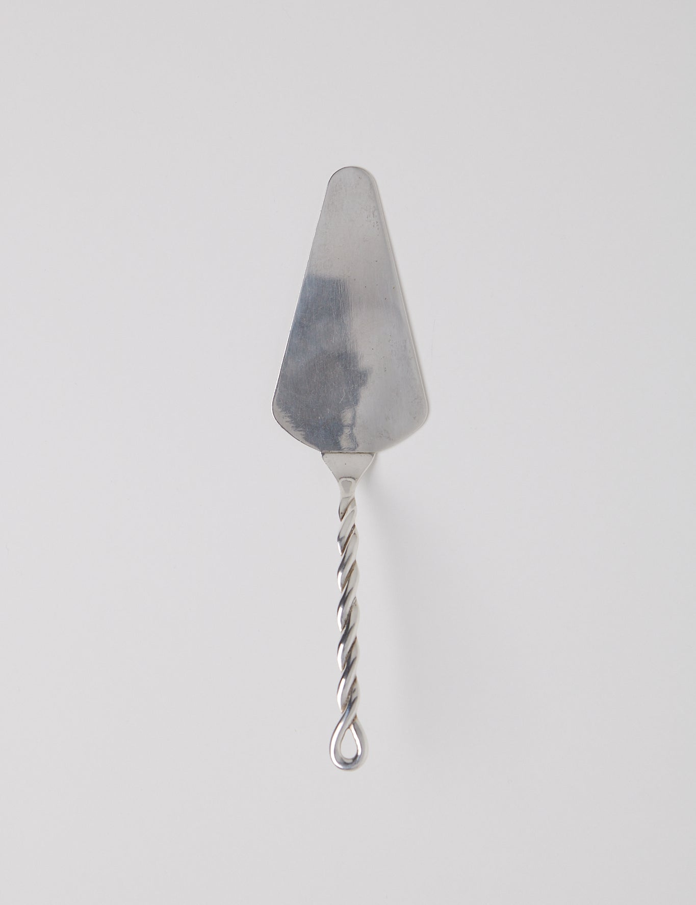 Vintage Sterling Silver Twisted Tart Server, curated by Shop Sommer in San Francisco.