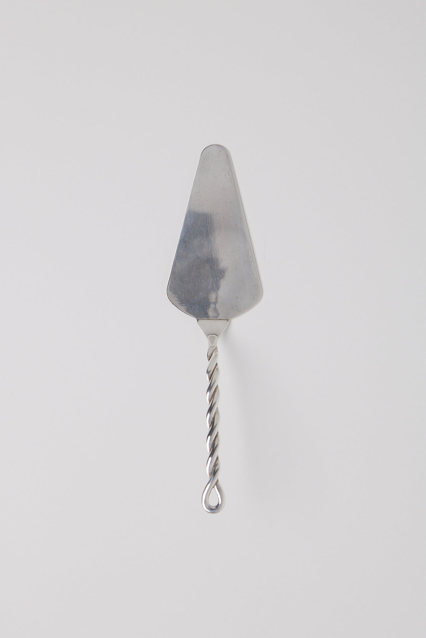 Vintage Sterling Silver Twisted Tart Server, curated by Shop Sommer in San Francisco.