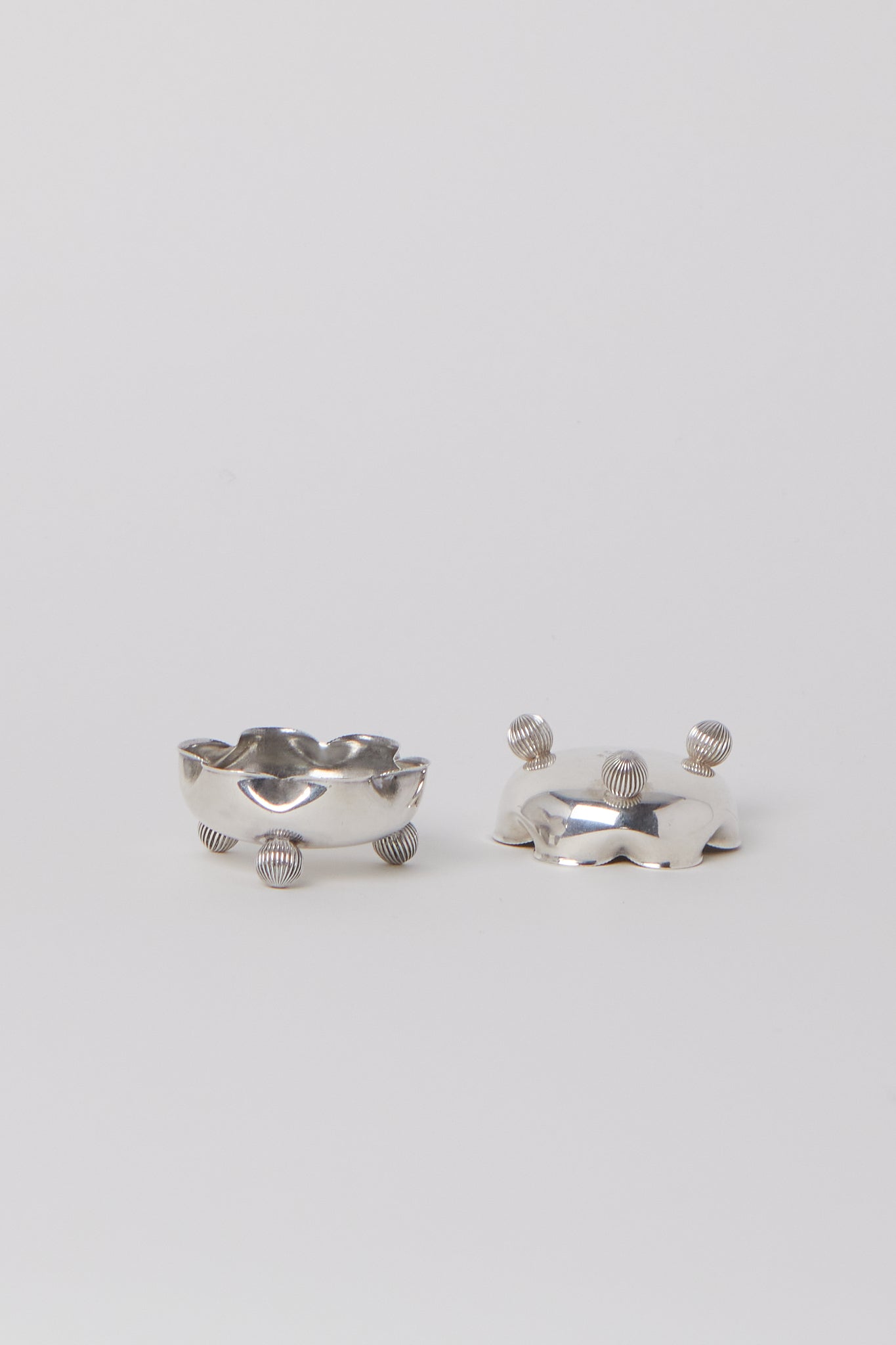 Vintage Sterling Silver Footed Vessels, curated by Shop Sommer in San Francisco.