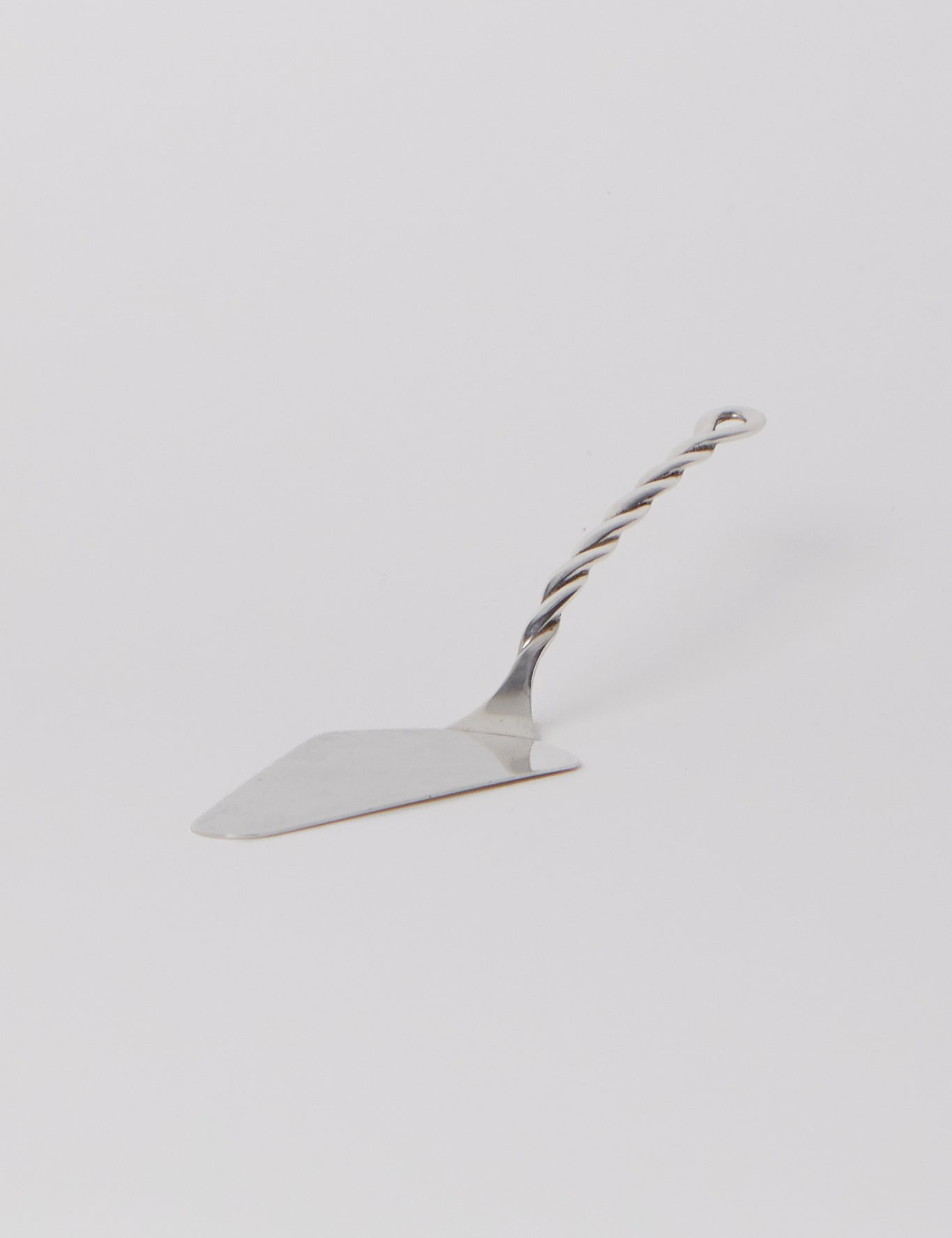 Vintage Sterling Silver Twisted Tart Server, curated by Shop Sommer in San Francisco.
