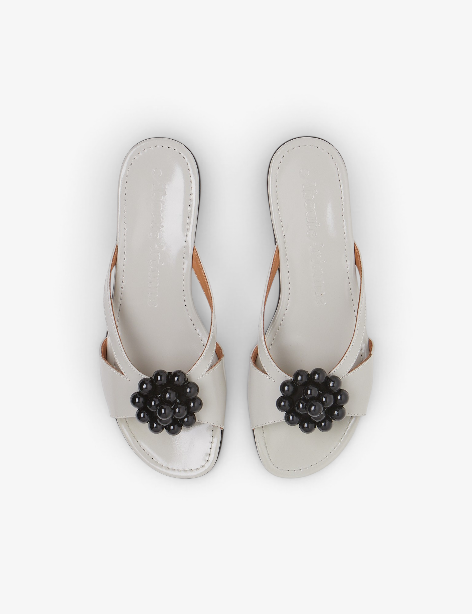 About Arianne Flora Grey Slip On Sandal, curated by Shop Sommer in San Francisco.