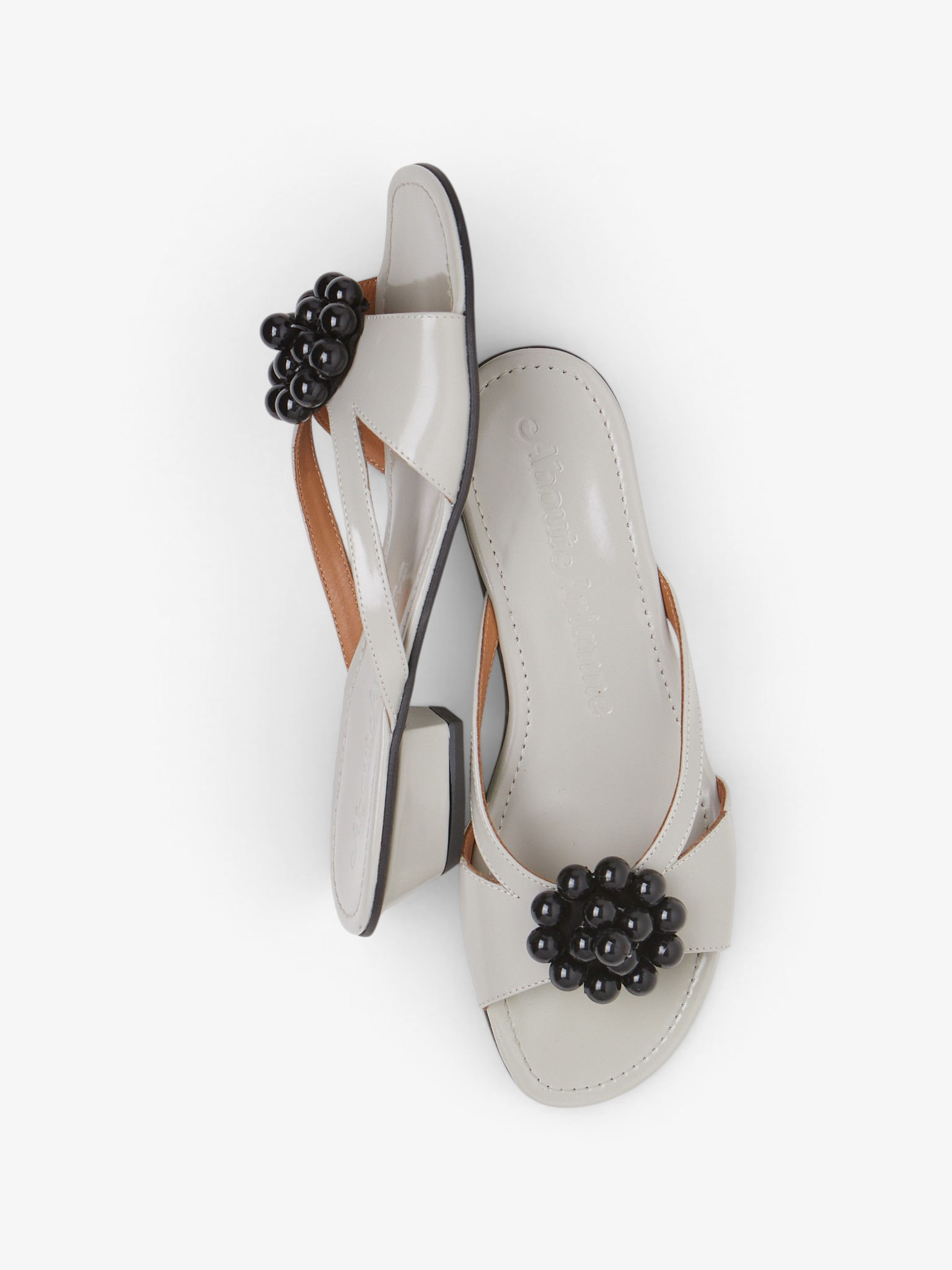 About Arianne Flora Grey Slip On Sandal, curated by Shop Sommer in San Francisco.