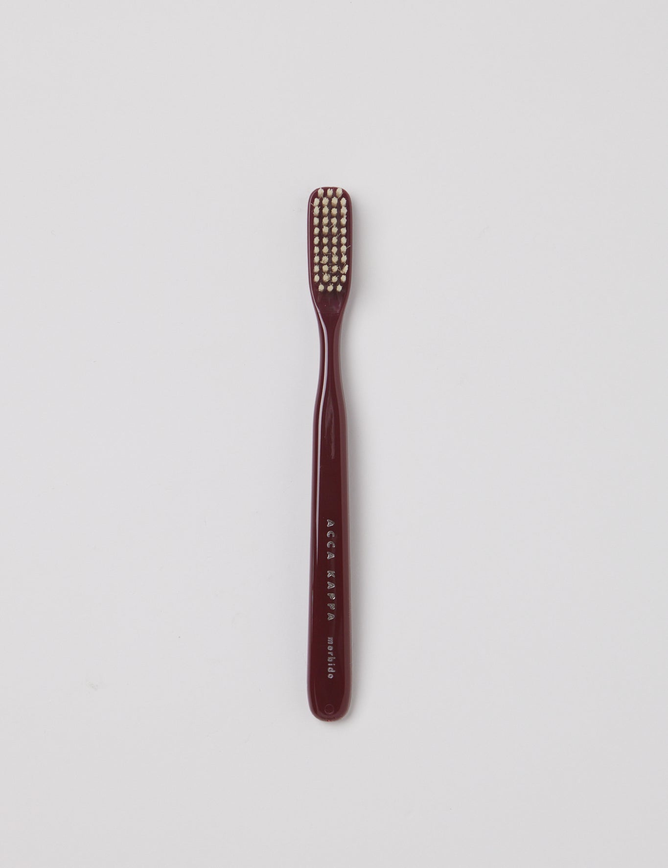Acca Kappa Biodegradable Vintage Toothbrush Red, curated by Shop Sommer in San Francisco.