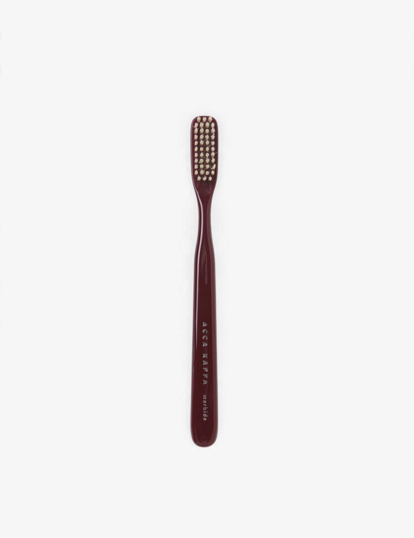 Acca Kappa Biodegradable Vintage Toothbrush Red, curated by Shop Sommer in San Francisco.