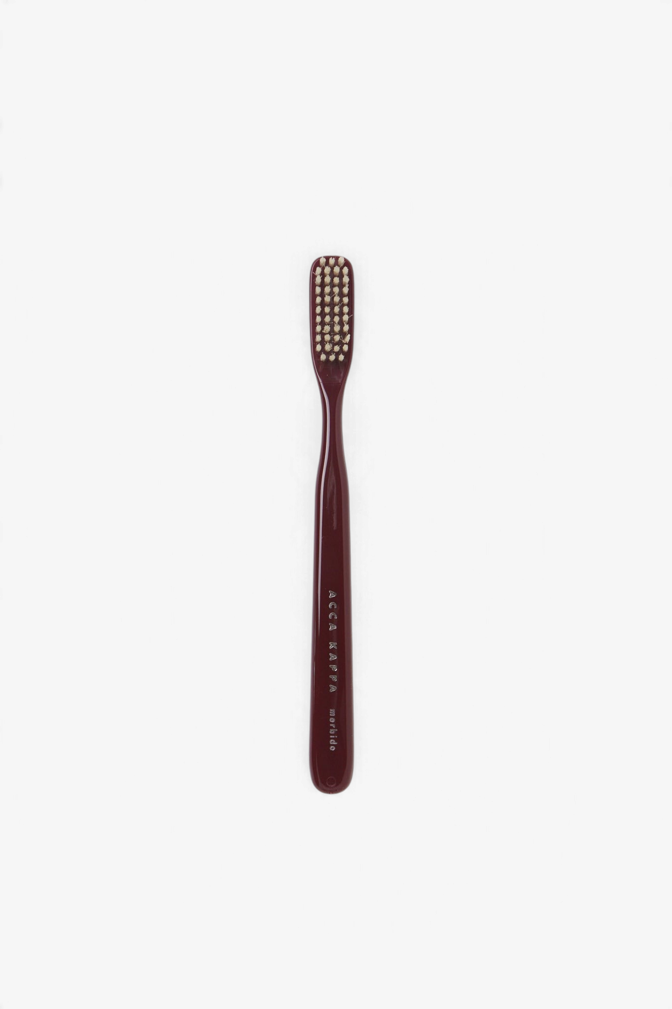 Acca Kappa Biodegradable Vintage Toothbrush Red, curated by Shop Sommer in San Francisco.