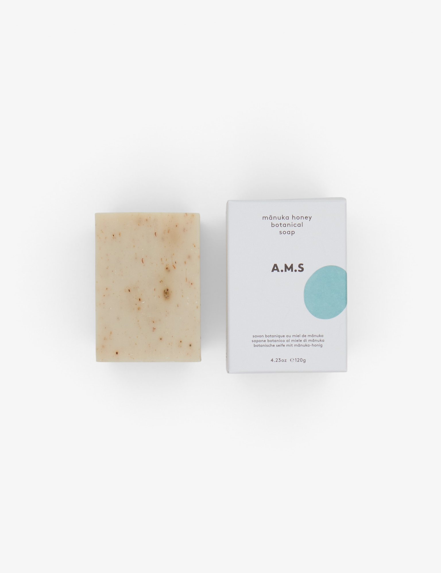 ACTIVIST A.M.S Mānuka Botanical Soap Bar, curated by Shop Sommer in San Francisco.