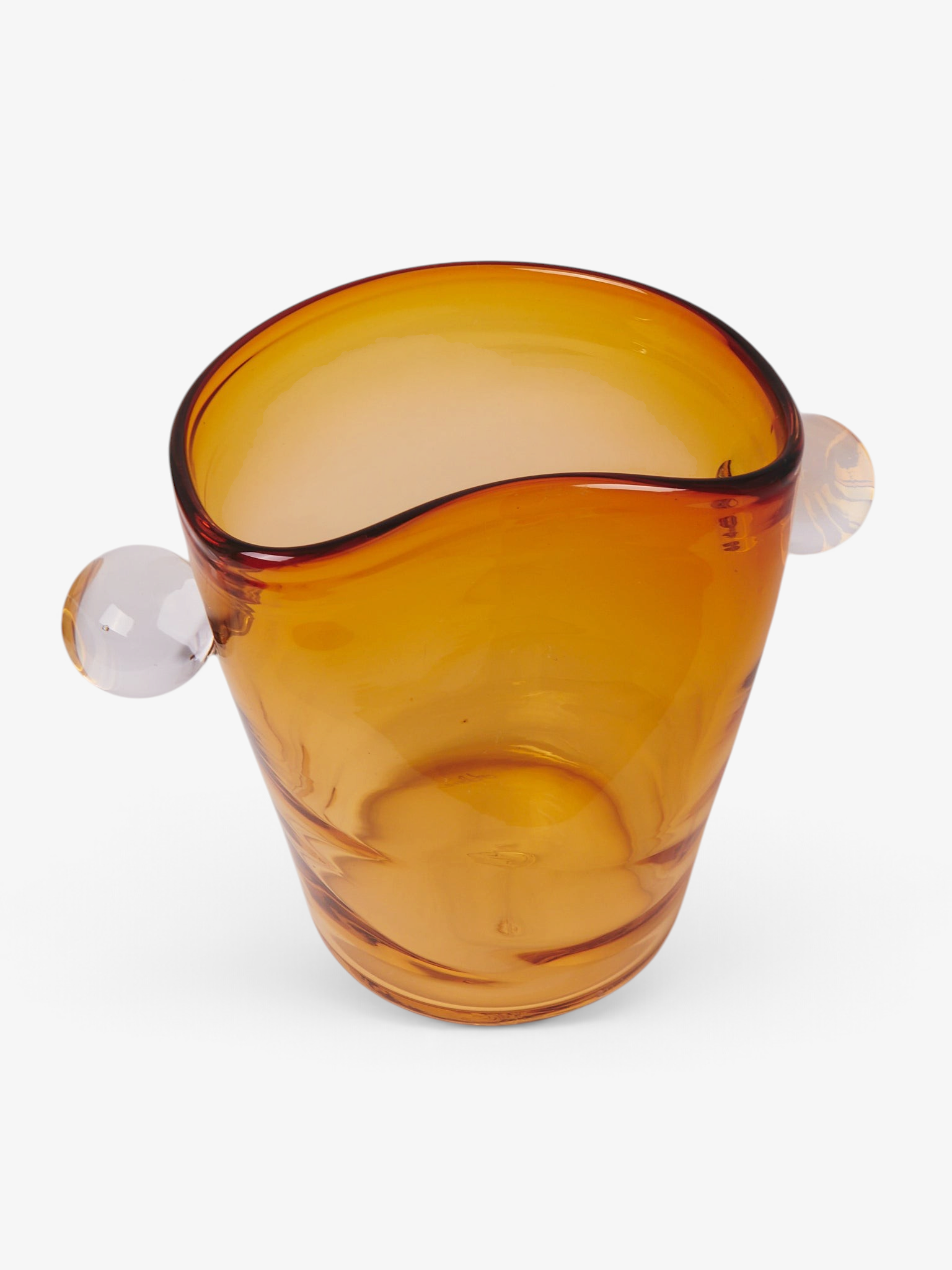Akua Objects Oliver Vase Amber, curated by Shop Sommer in San Francisco.