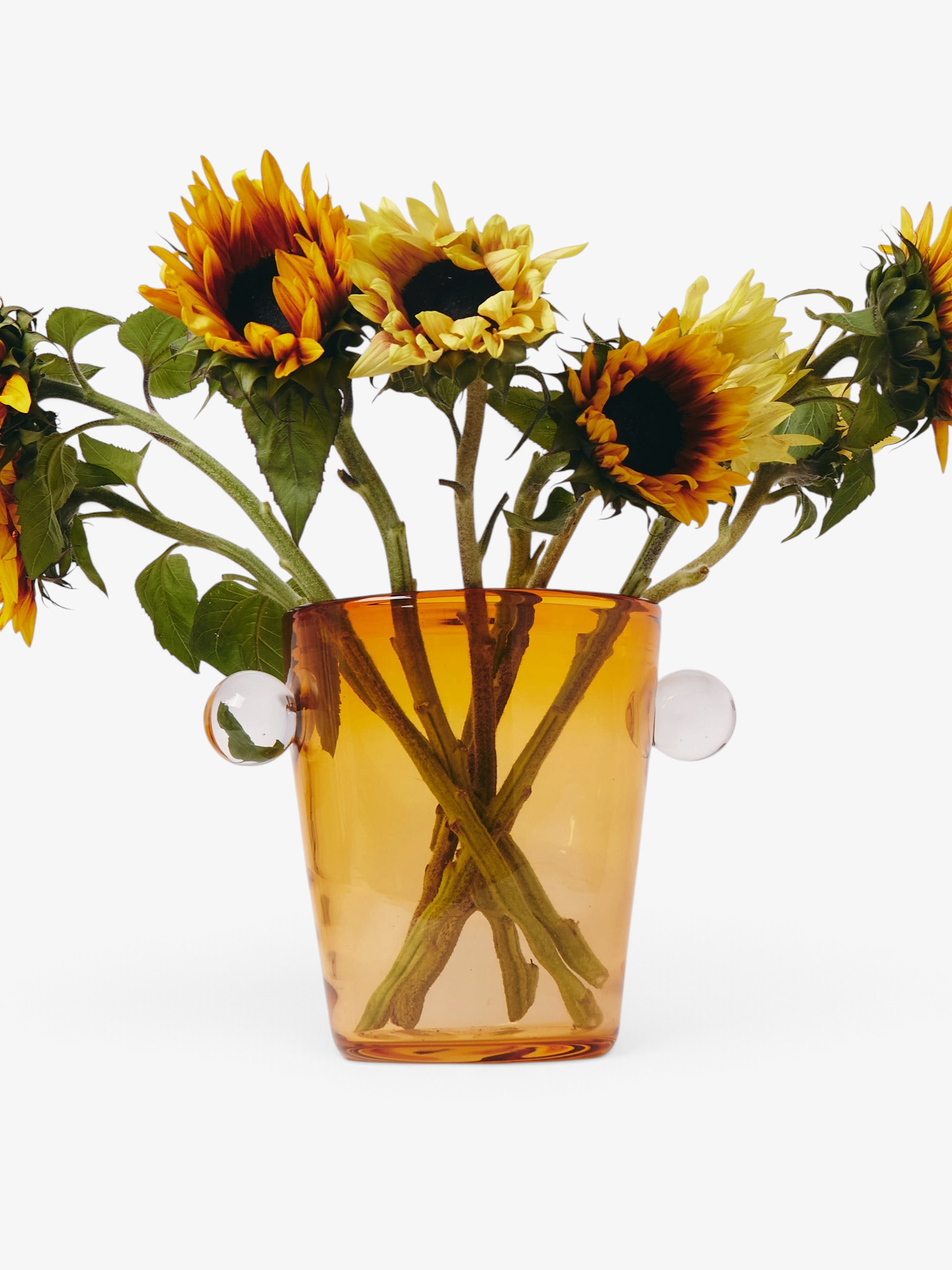Akua Objects Oliver Vase Amber, curated by Shop Sommer in San Francisco.