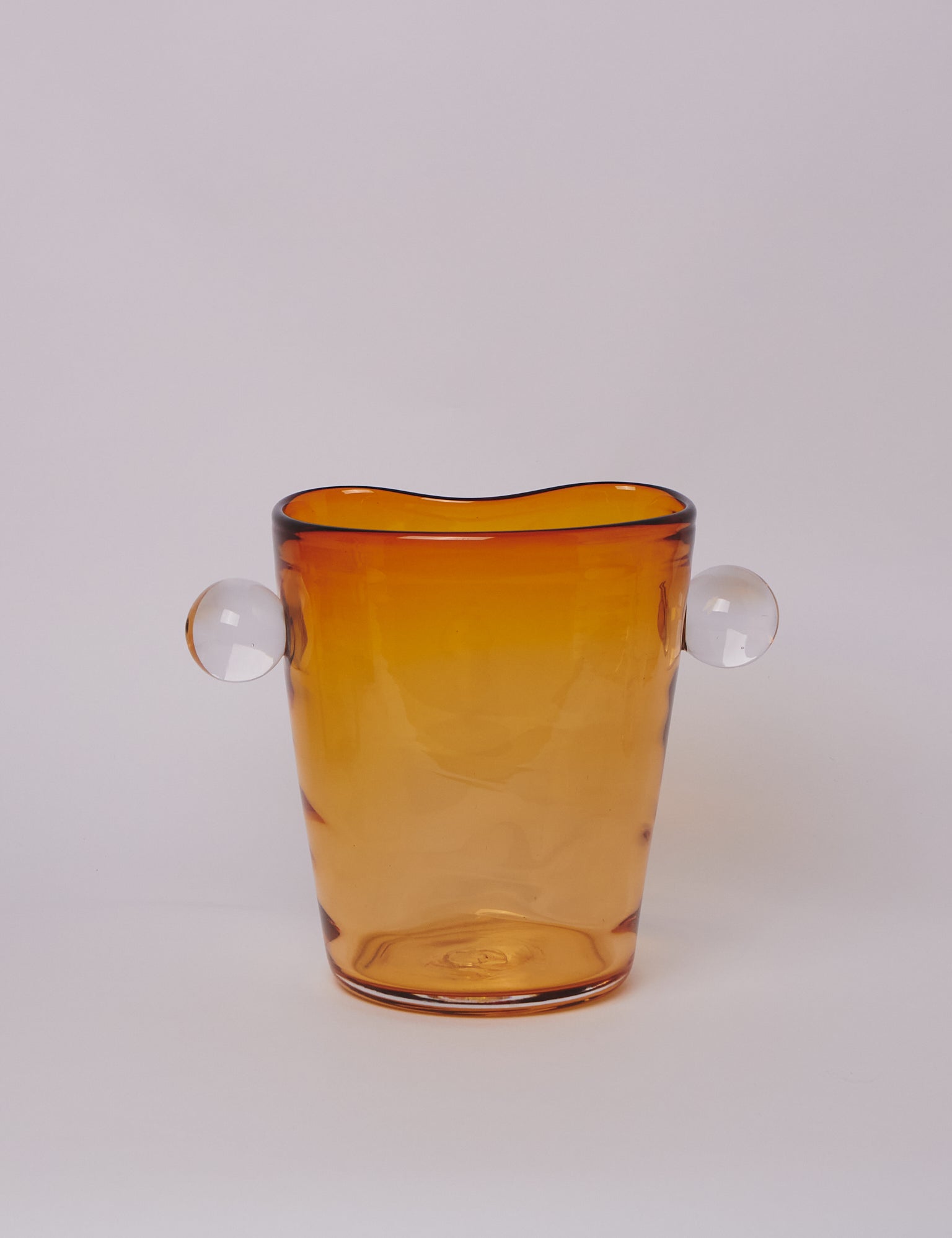 Akua Objects Oliver Vase Amber, curated by Shop Sommer in San Francisco.