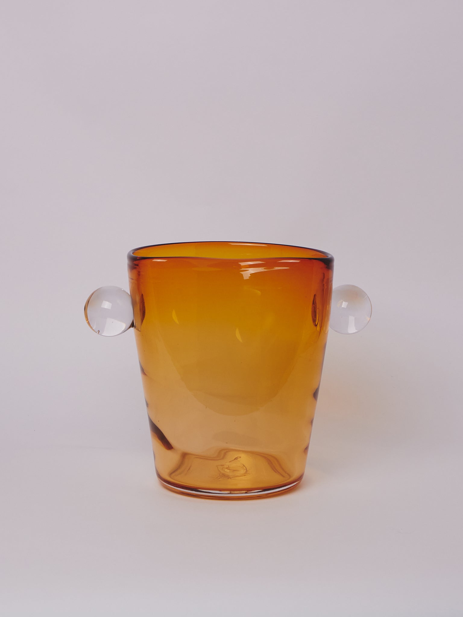 Akua Objects Oliver Vase Amber, curated by Shop Sommer in San Francisco.