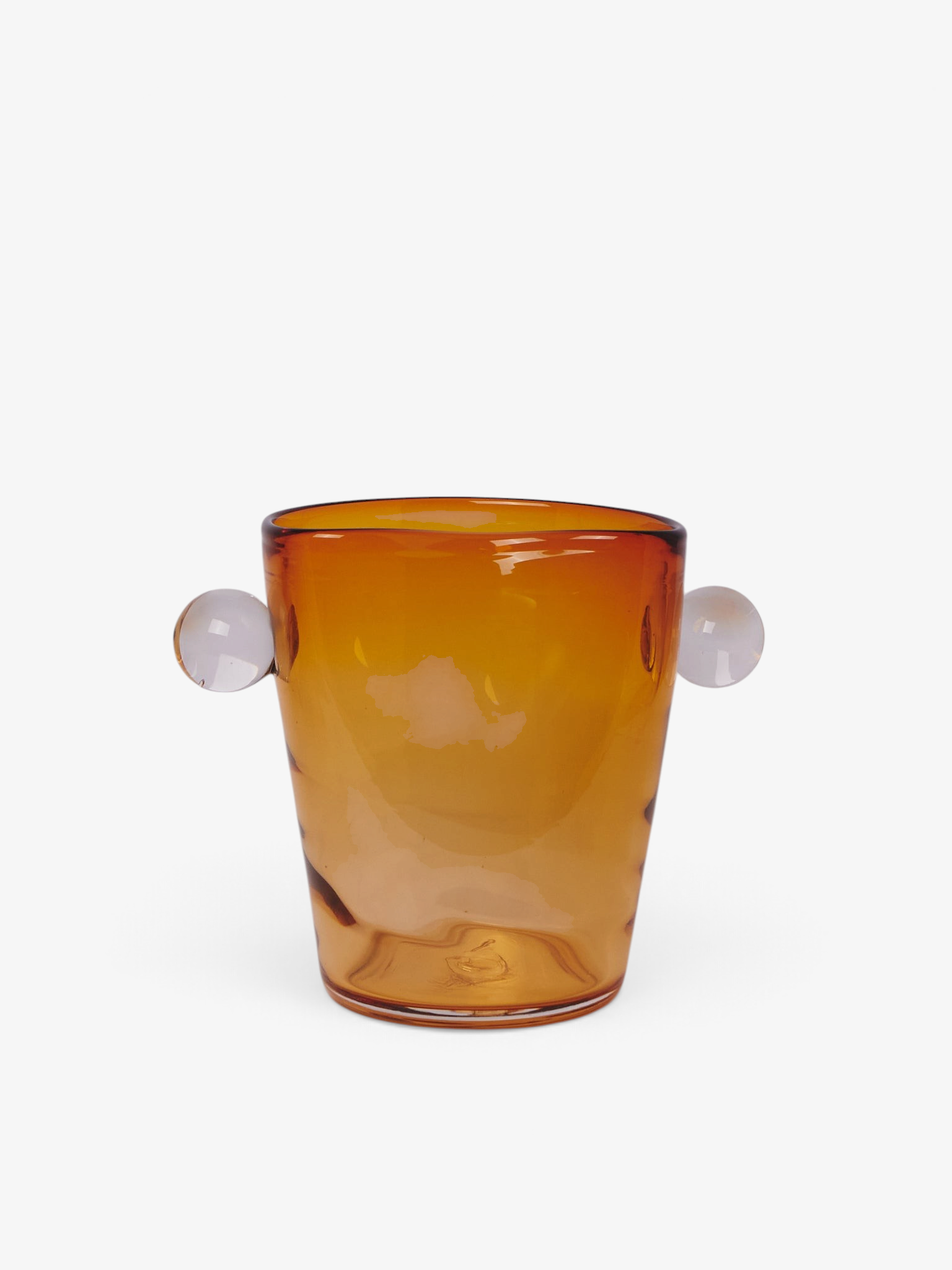 Akua Objects Oliver Vase Amber, curated by Shop Sommer in San Francisco.