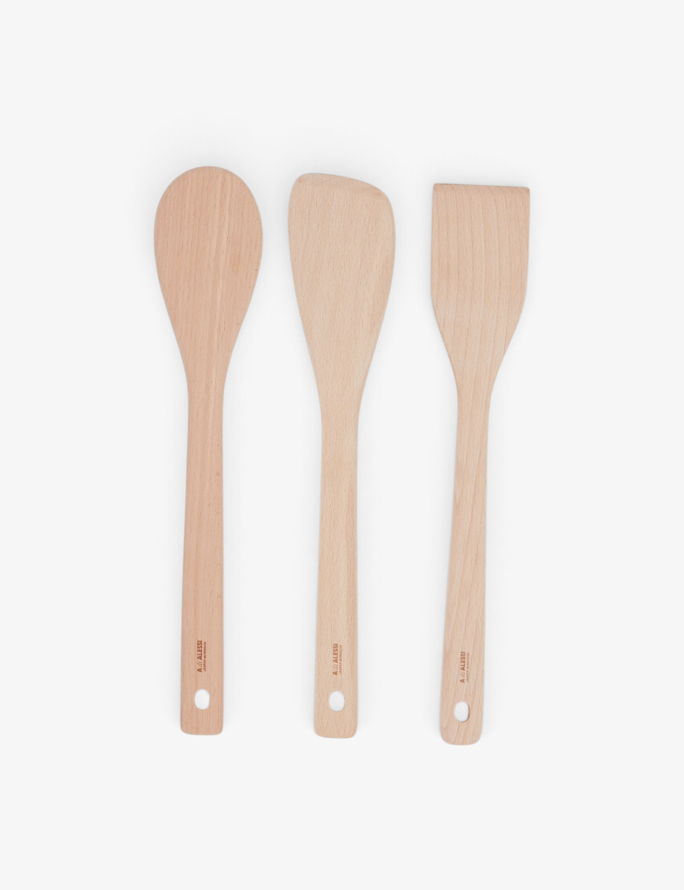Alessi Wooden Spoon Set, curated by Shop Sommer in San Francisco.