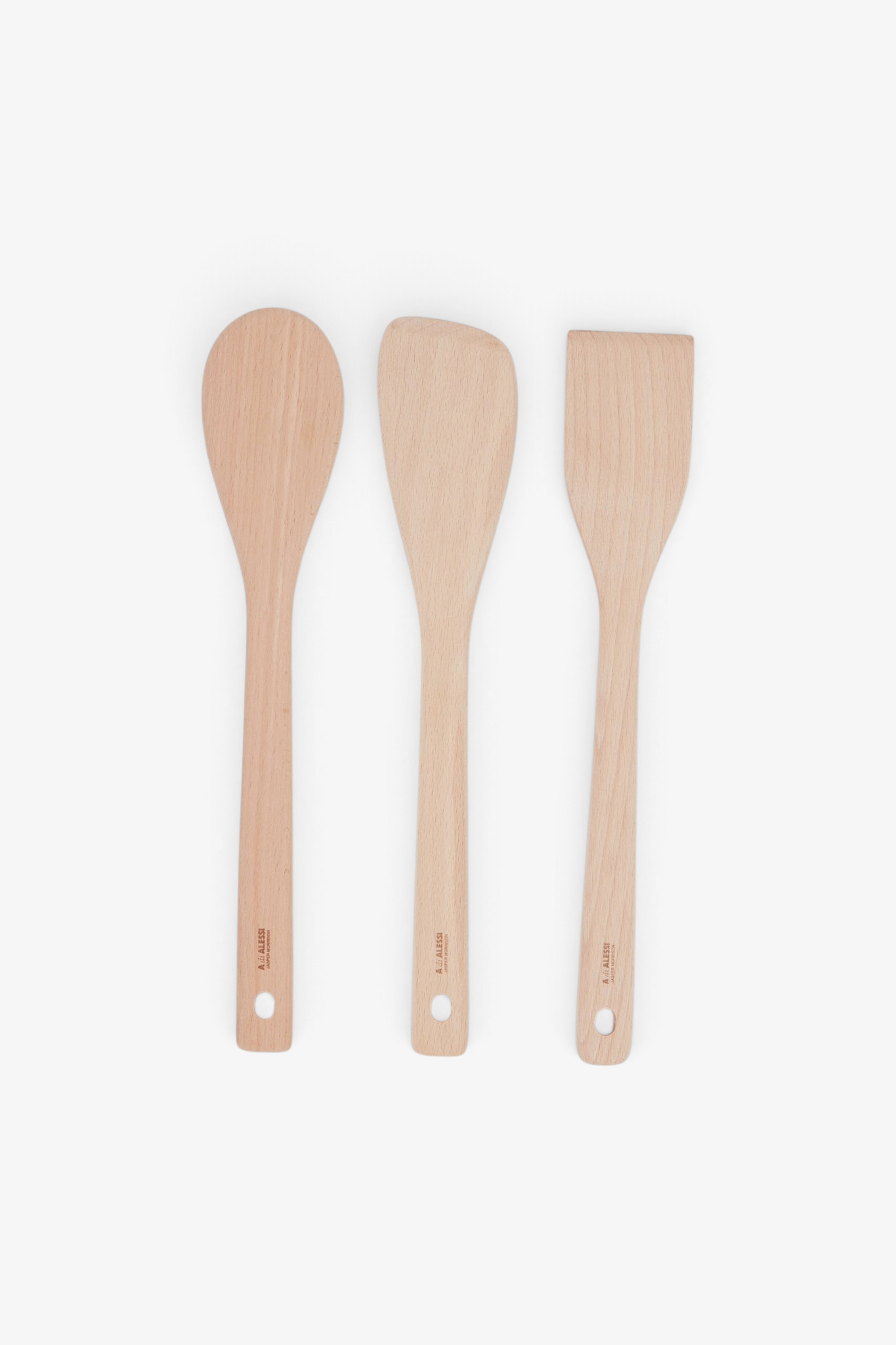 Alessi Wooden Spoon Set, curated by Shop Sommer in San Francisco.