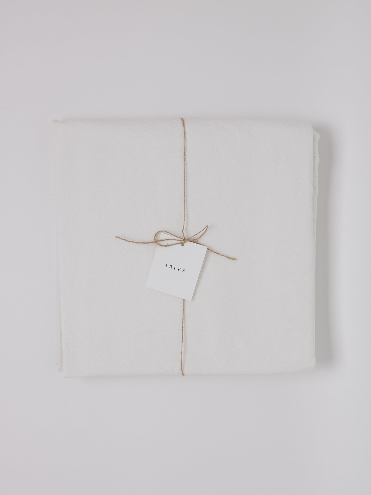 White Cotton Tablecloth