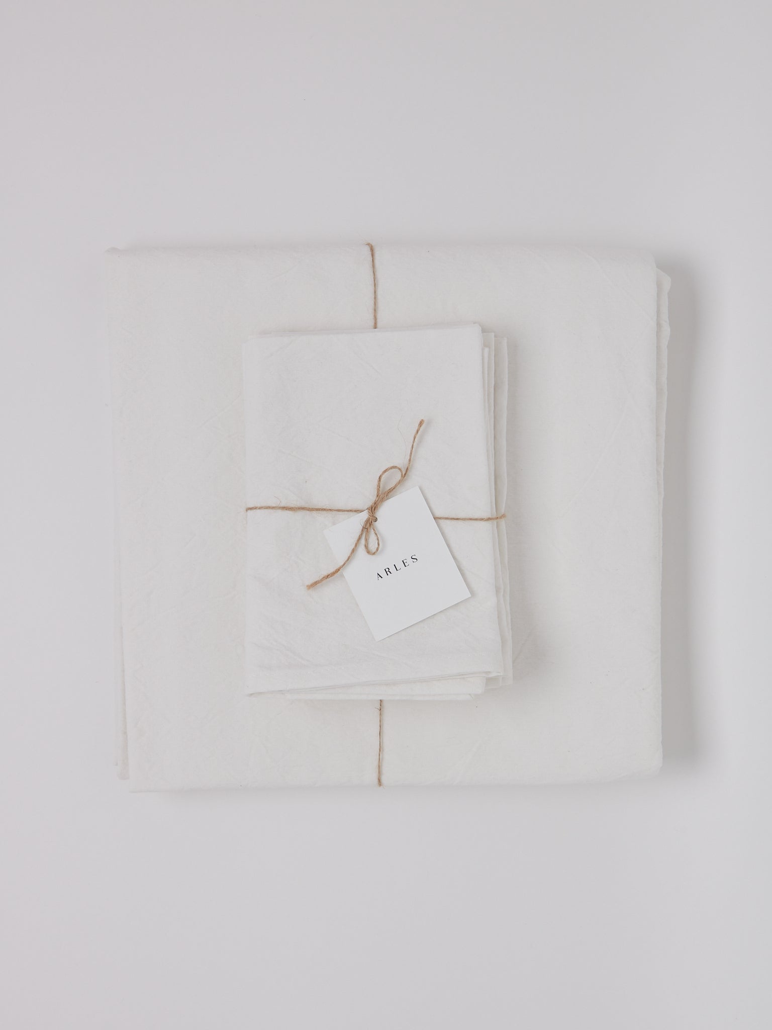 White Cotton Napkin Set