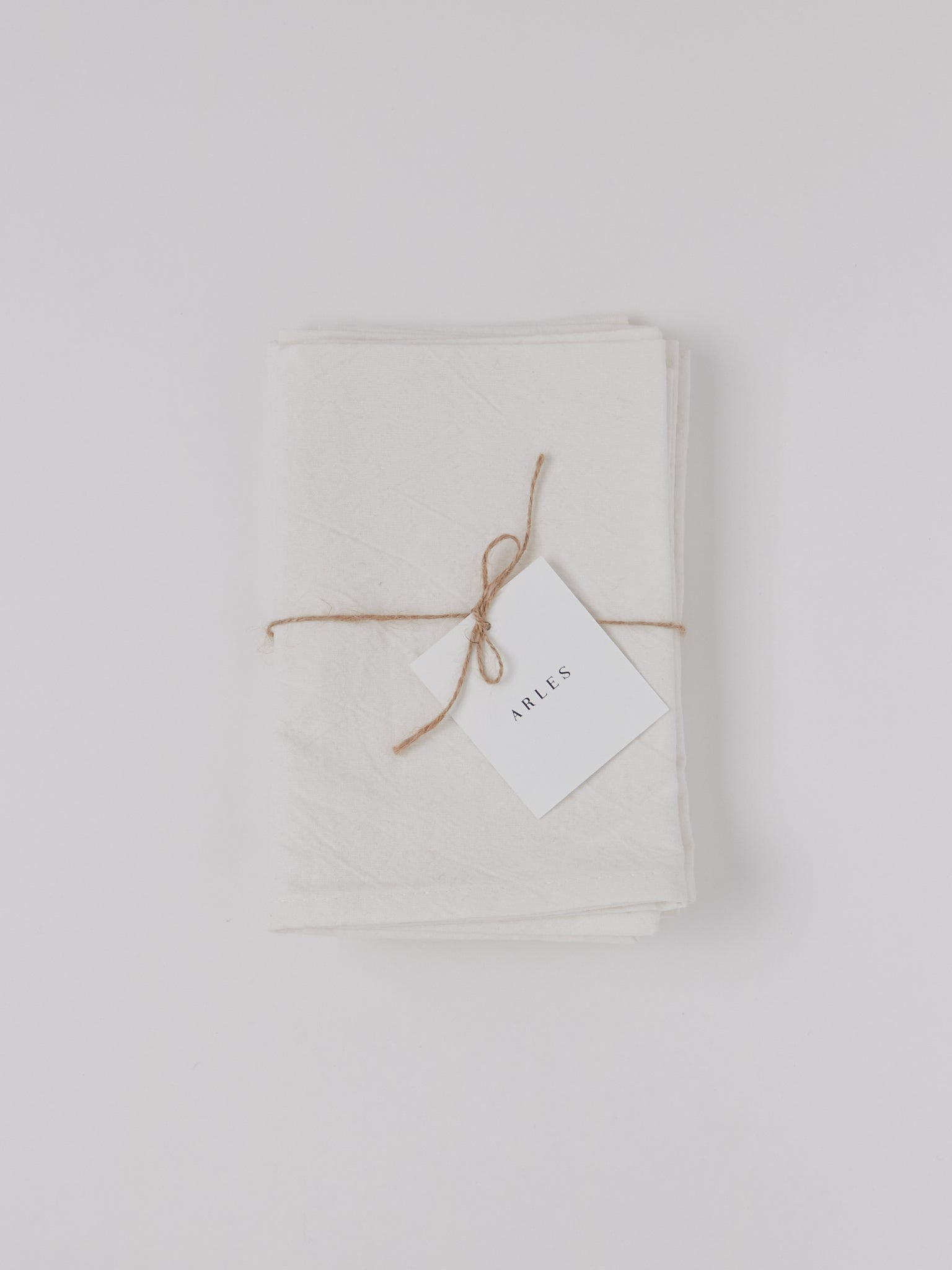 White Cotton Napkin Set