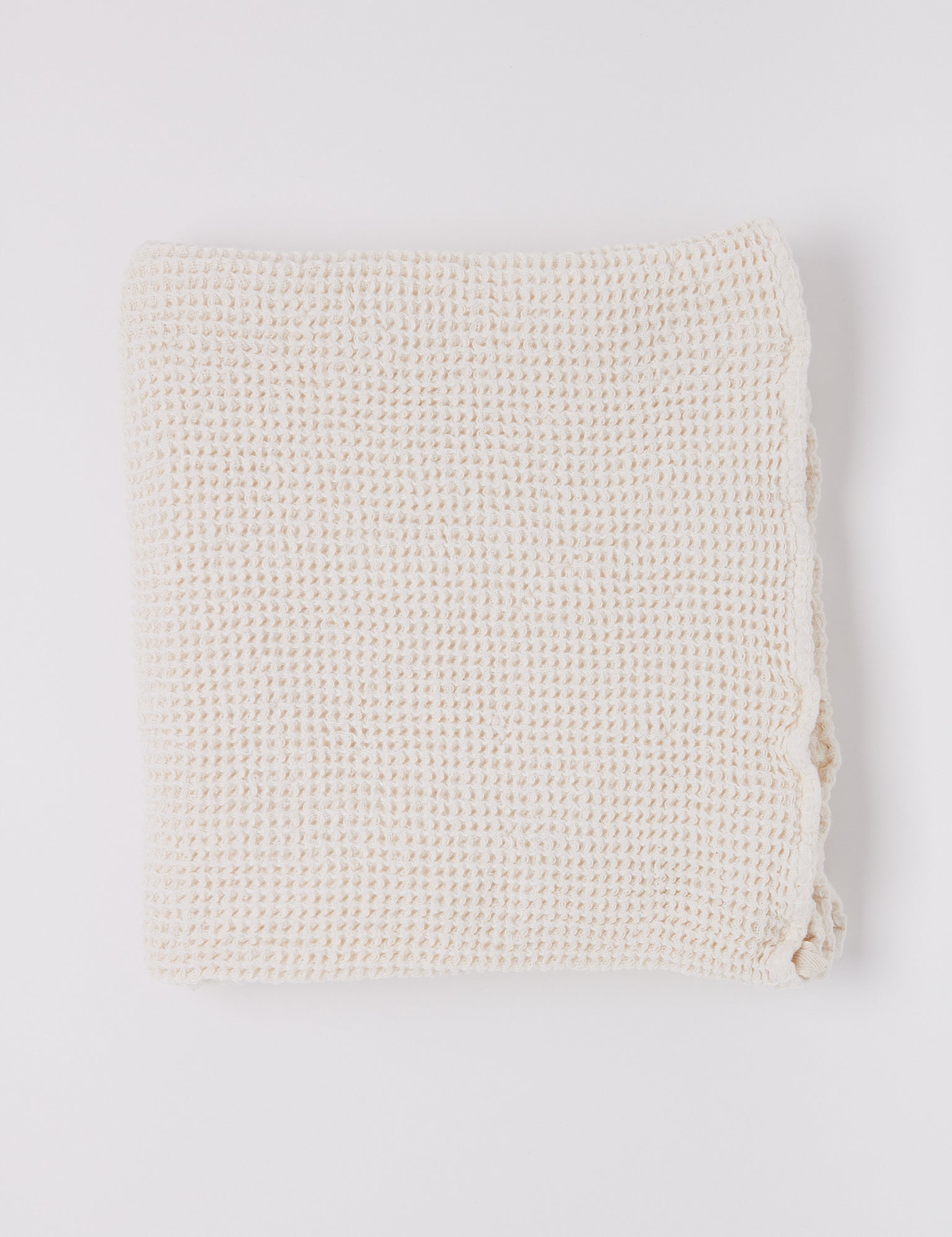 Auntie Oti Organic Waffle Bath Towel, curated by Shop Sommer in San Francisco.