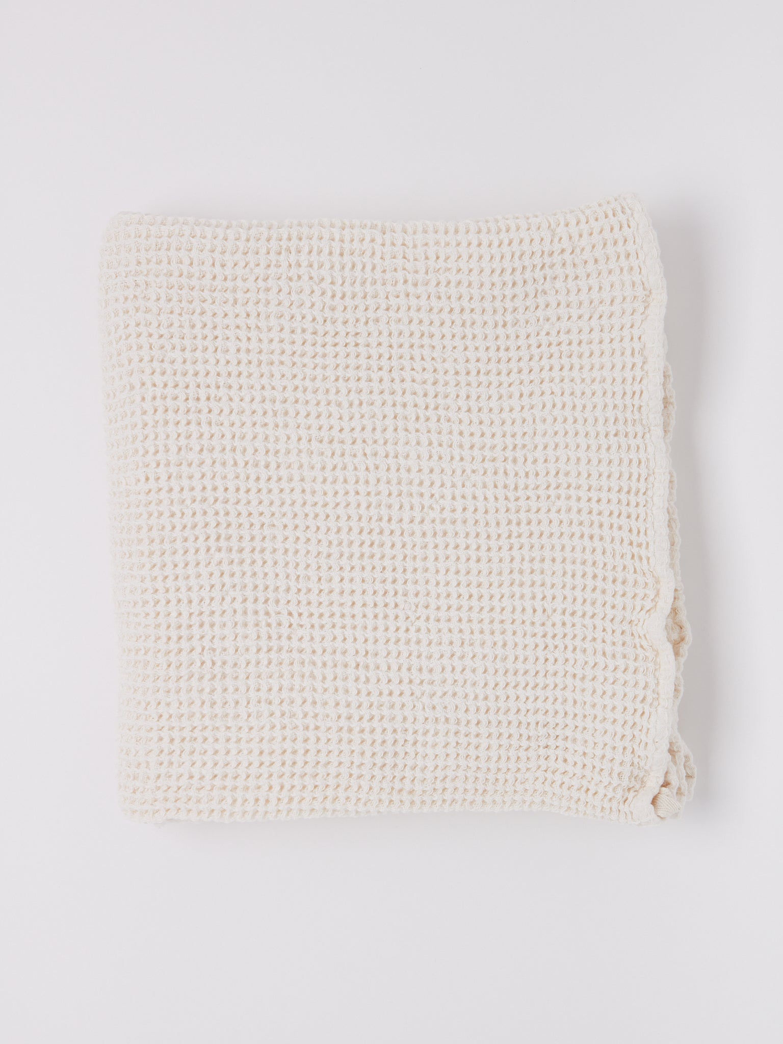 Auntie Oti Organic Waffle Bath Towel, curated by Shop Sommer in San Francisco.