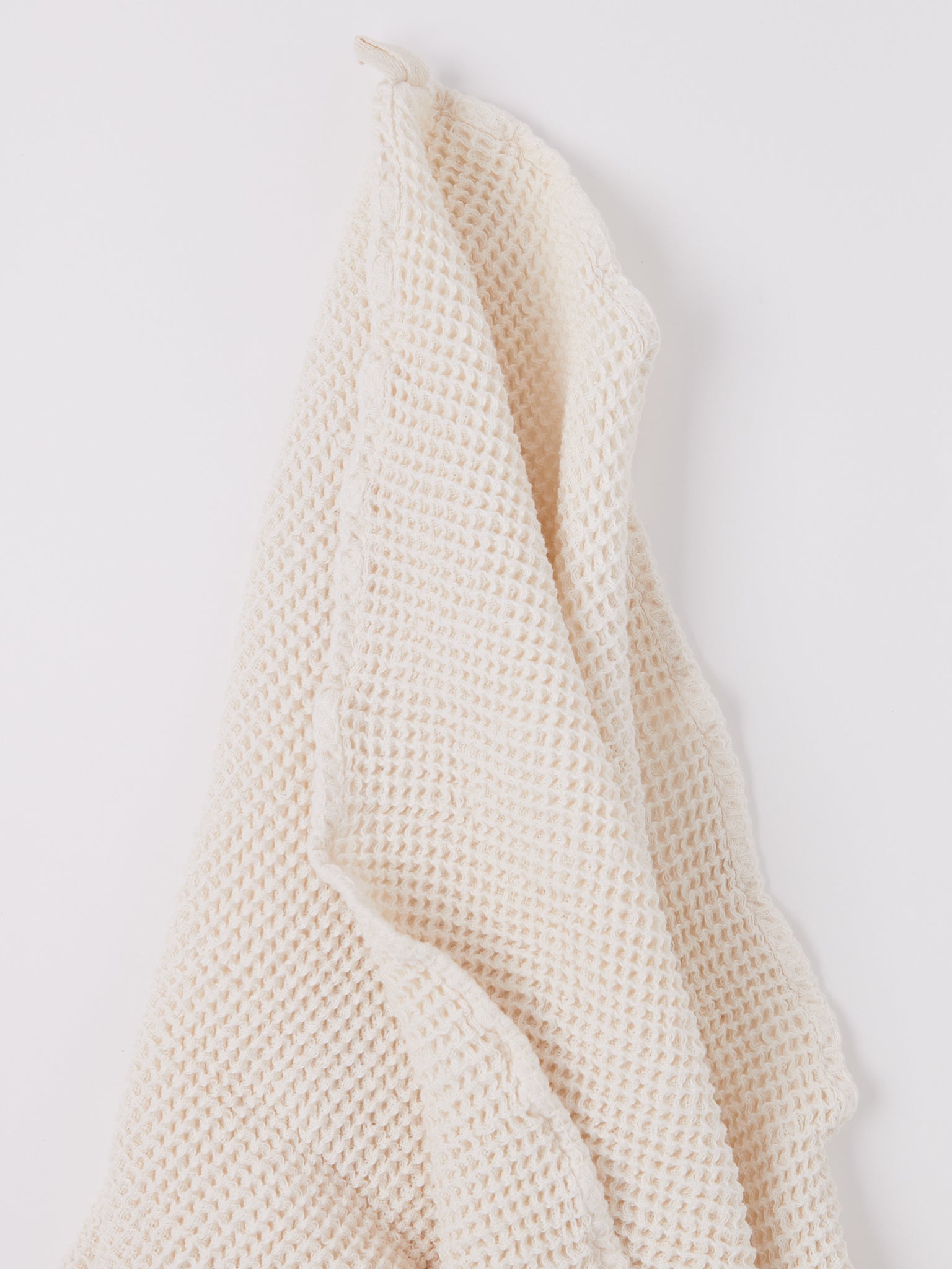 Auntie Oti Organic Waffle Bath Towel, curated by Shop Sommer in San Francisco.