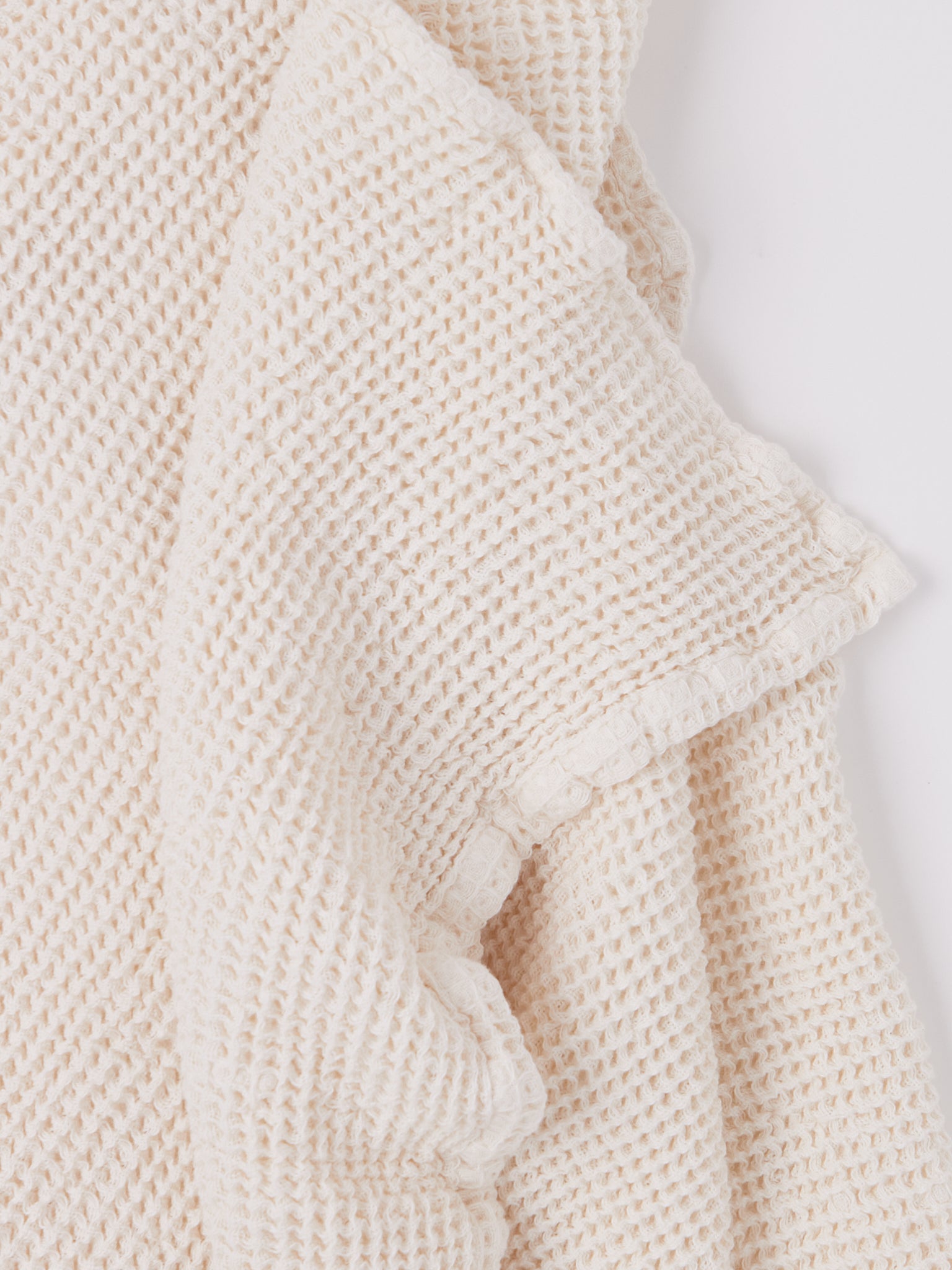 Auntie Oti Organic Waffle Bath Towel, curated by Shop Sommer in San Francisco.