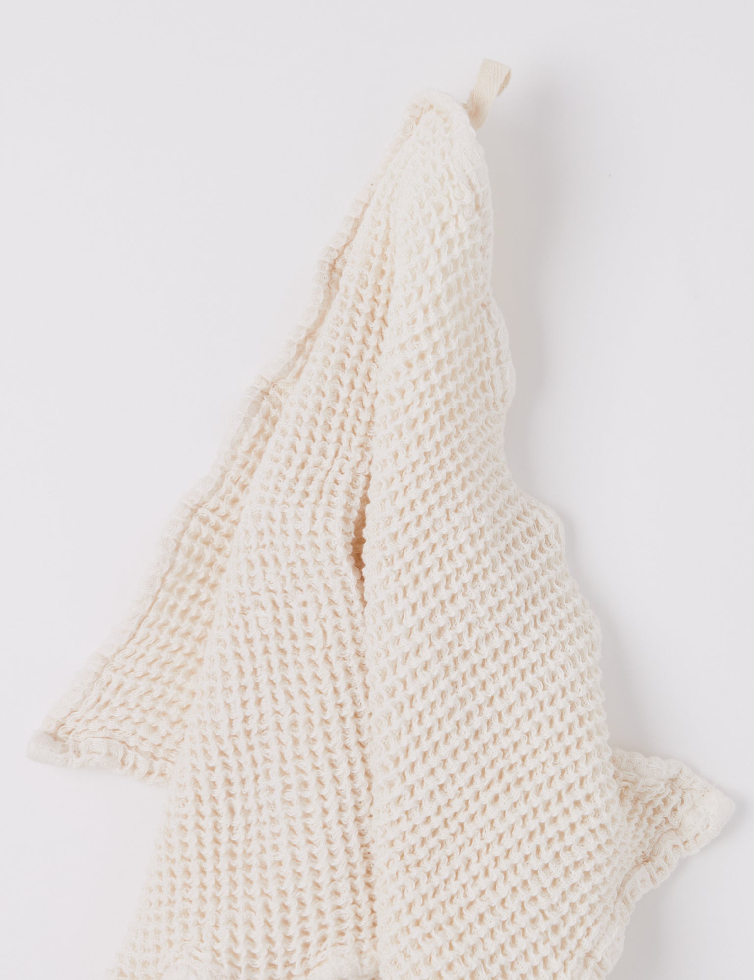 Auntie Oti Organic Waffle Hand Towel, curated by Shop Sommer in San Francisco.