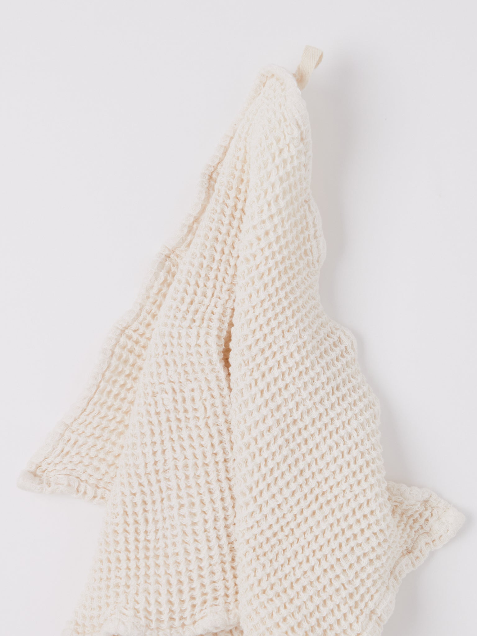 Auntie Oti Organic Waffle Hand Towel, curated by Shop Sommer in San Francisco.