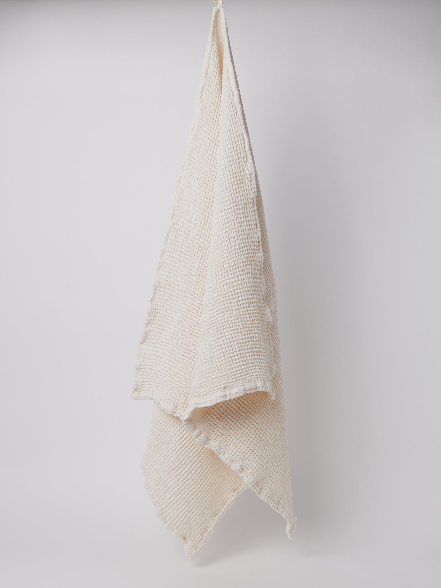 Auntie Oti Organic Waffle Bath Towel, curated by Shop Sommer in San Francisco.