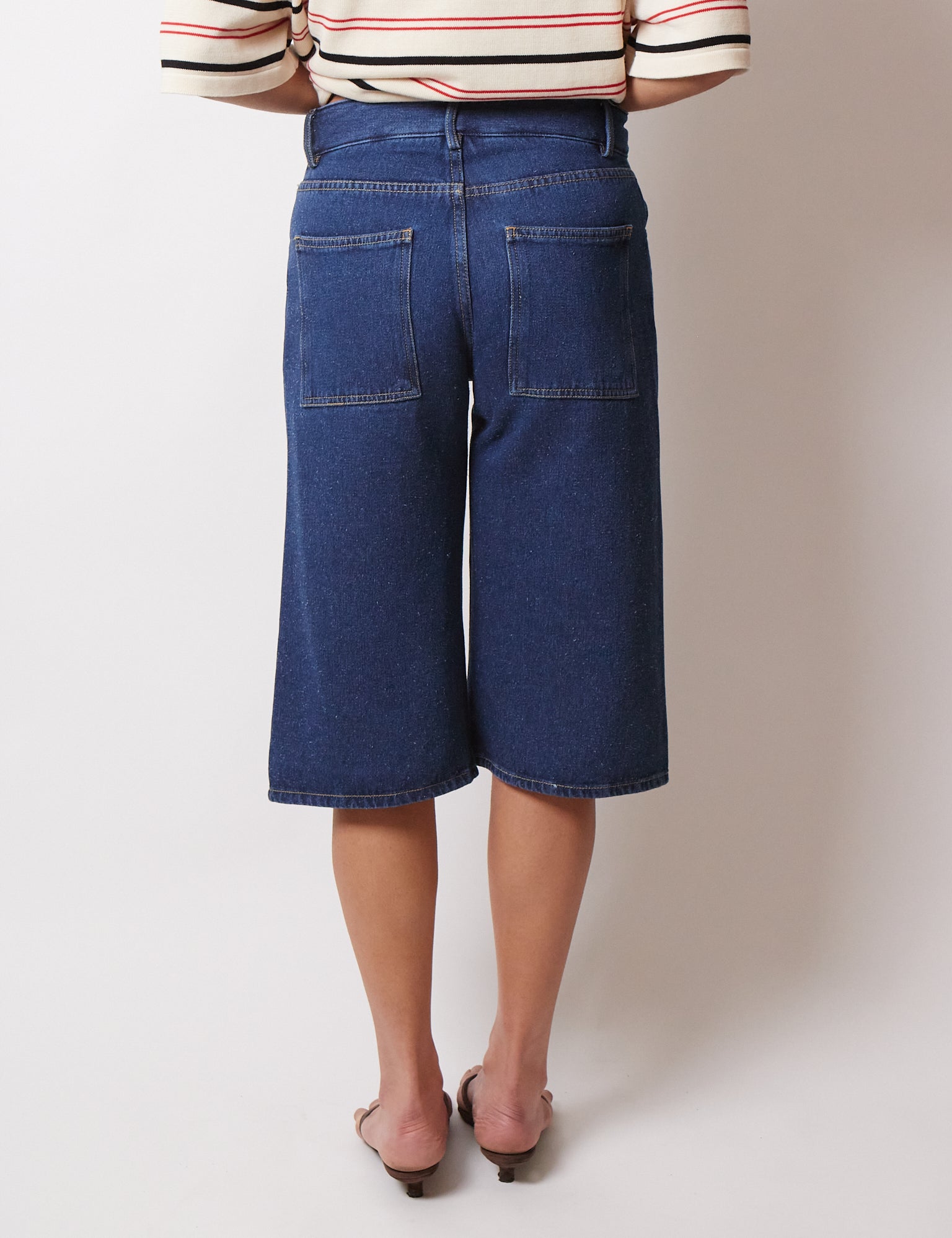 Baserange Grass Shorts Indigo Blue, curated by Shop Sommer in San Francisco.