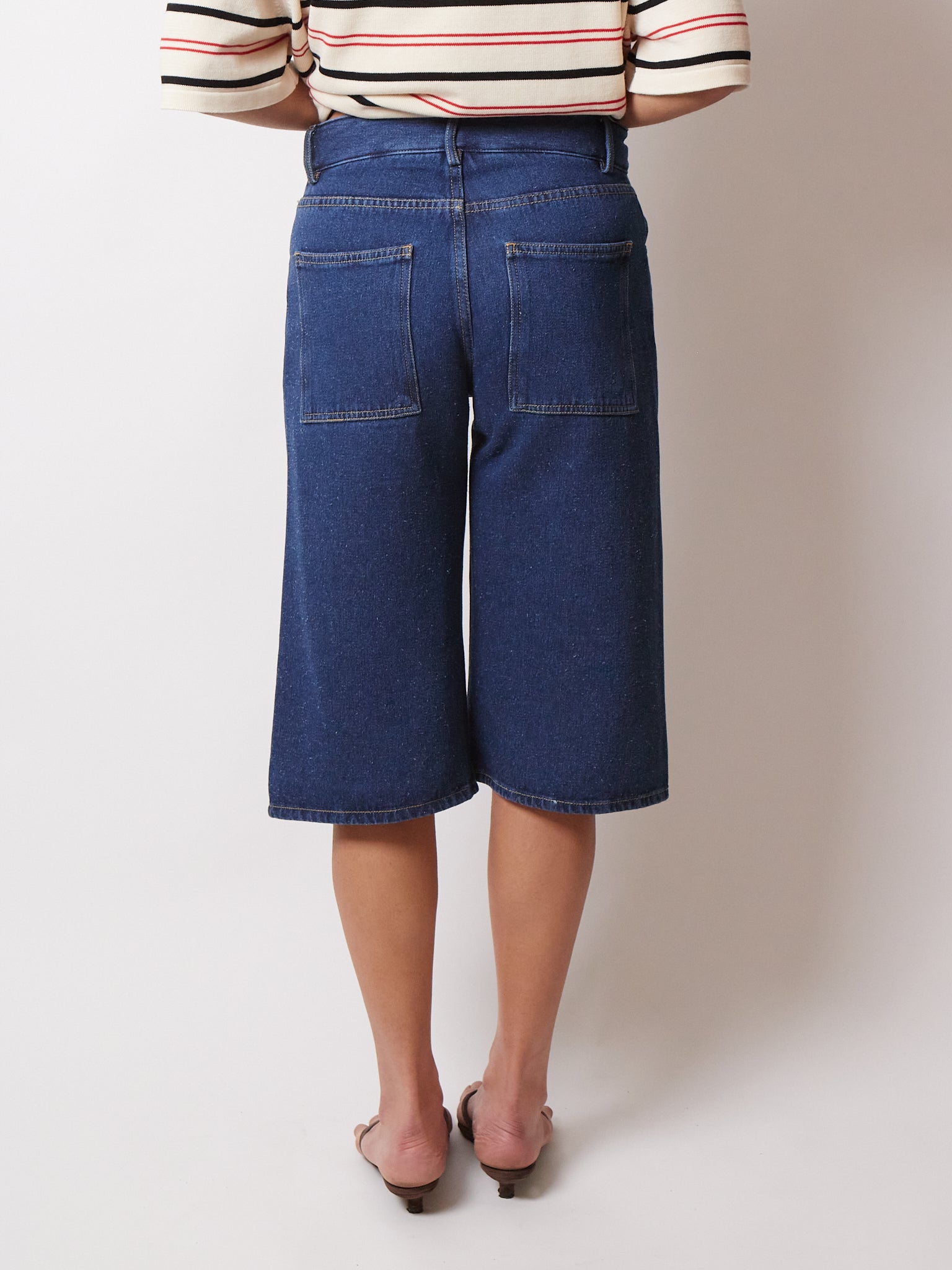 Baserange Grass Shorts Indigo Blue, curated by Shop Sommer in San Francisco.