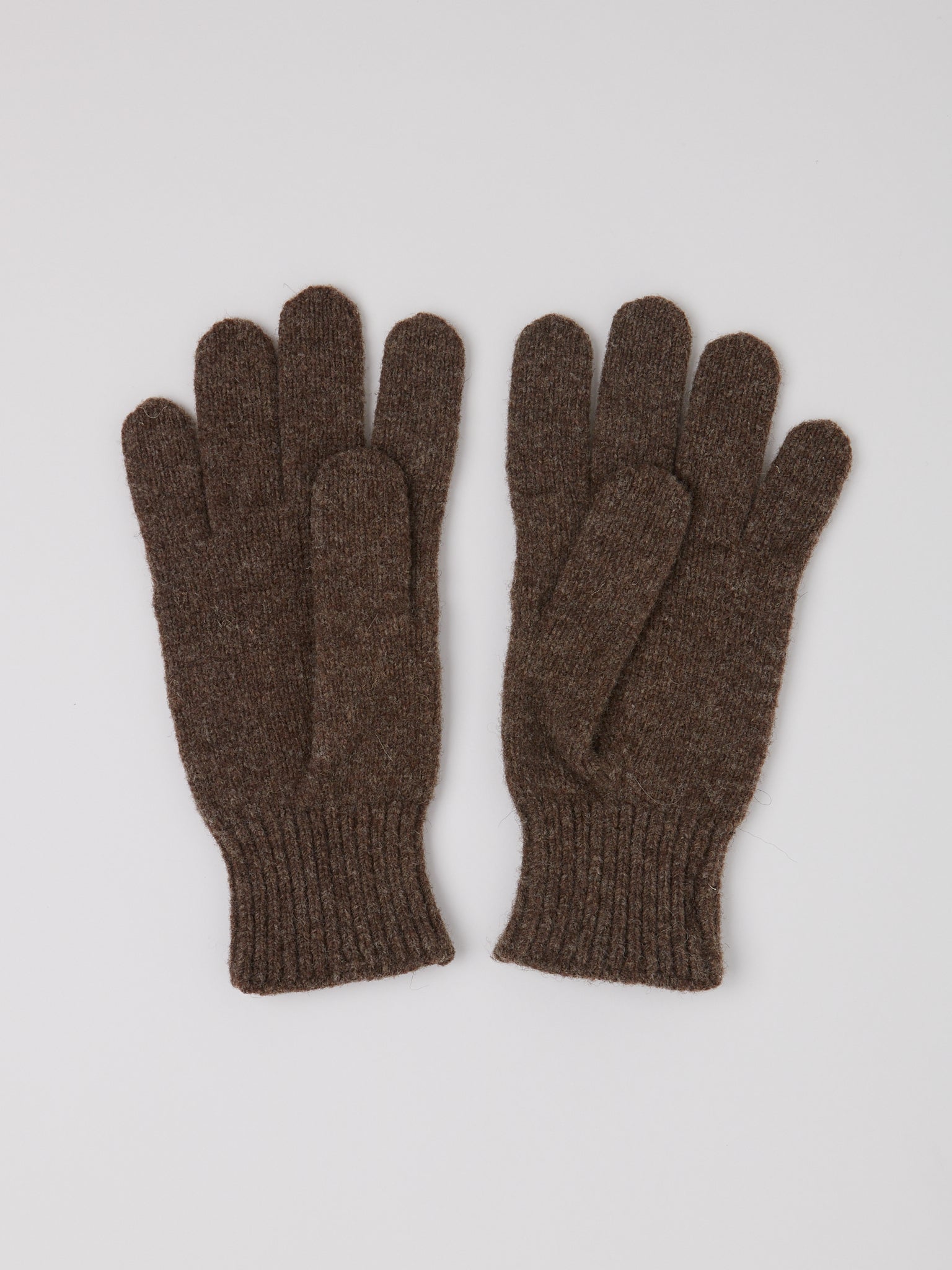 Baserange Mea Ribbed Gloves in Burel Brown, curated by Shop Sommer in San Francisco. 