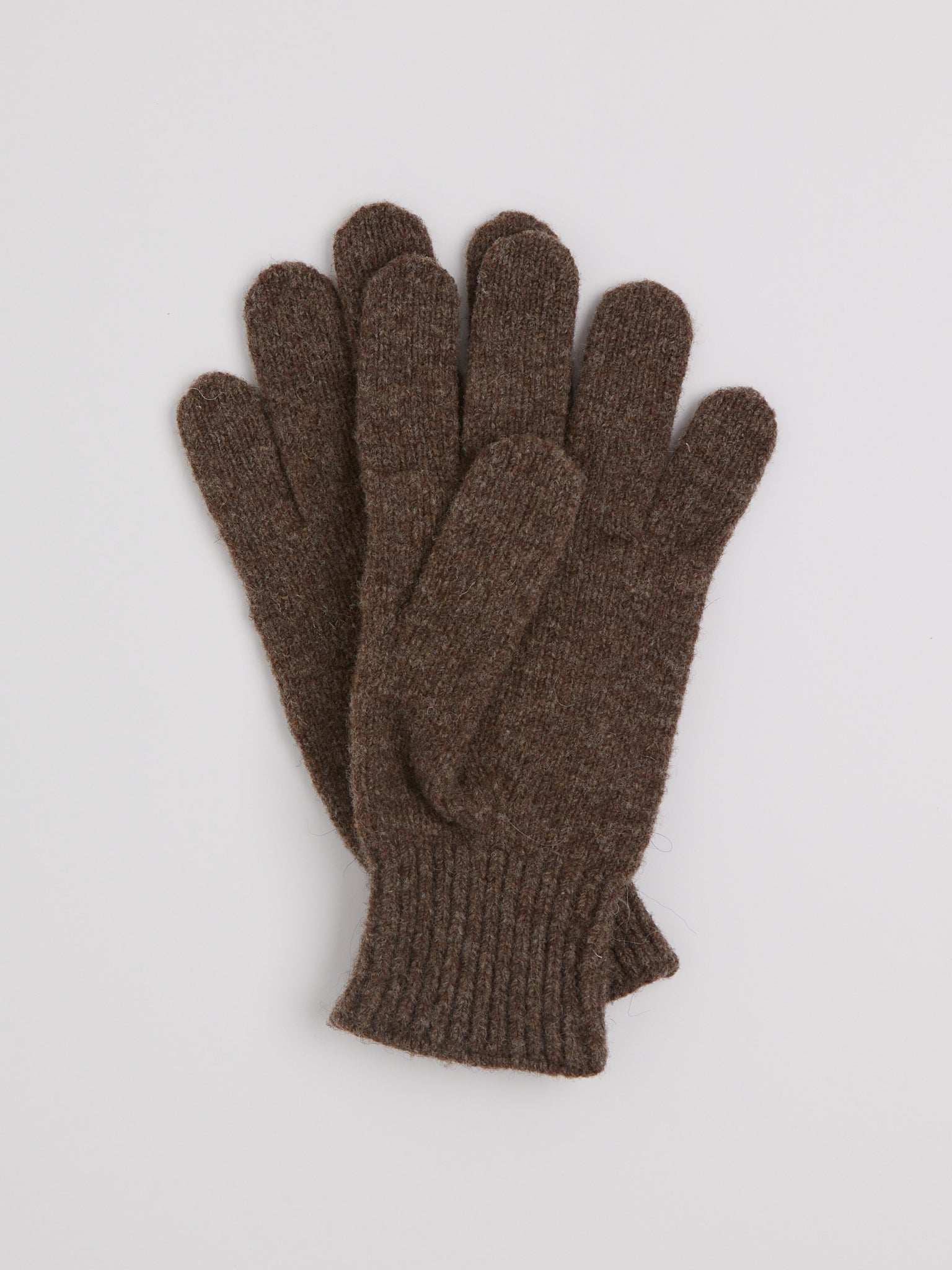 Baserange Mea Ribbed Gloves in Burel Brown, curated by Shop Sommer in San Francisco. 