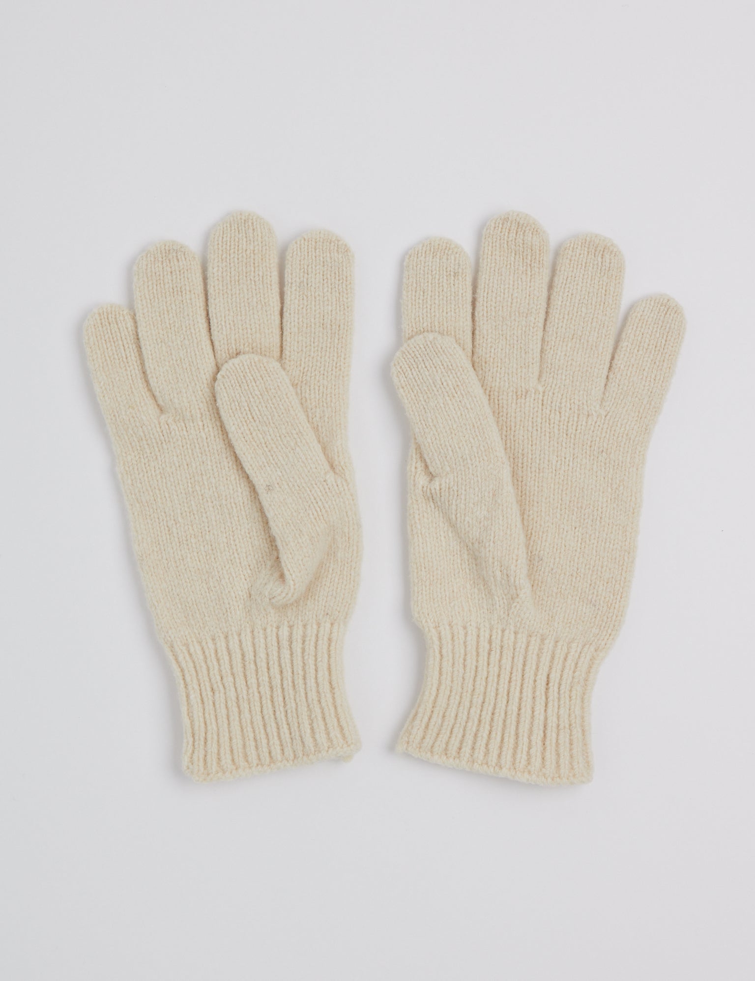 Baserange Ribbed Gloves in Chaume Sand, curated by Shop Sommer in San Francisco