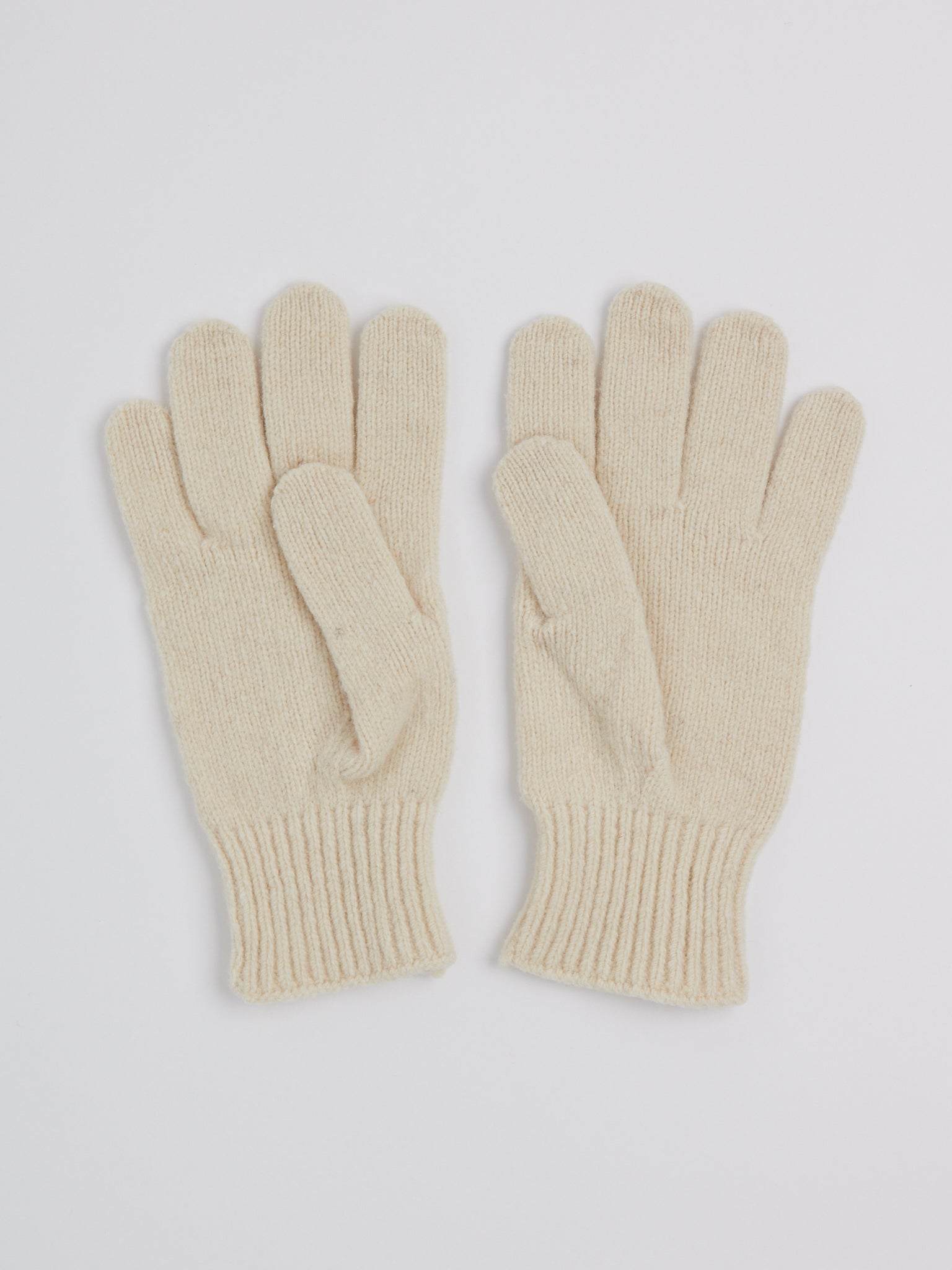Baserange Ribbed Gloves in Chaume Sand, curated by Shop Sommer in San Francisco