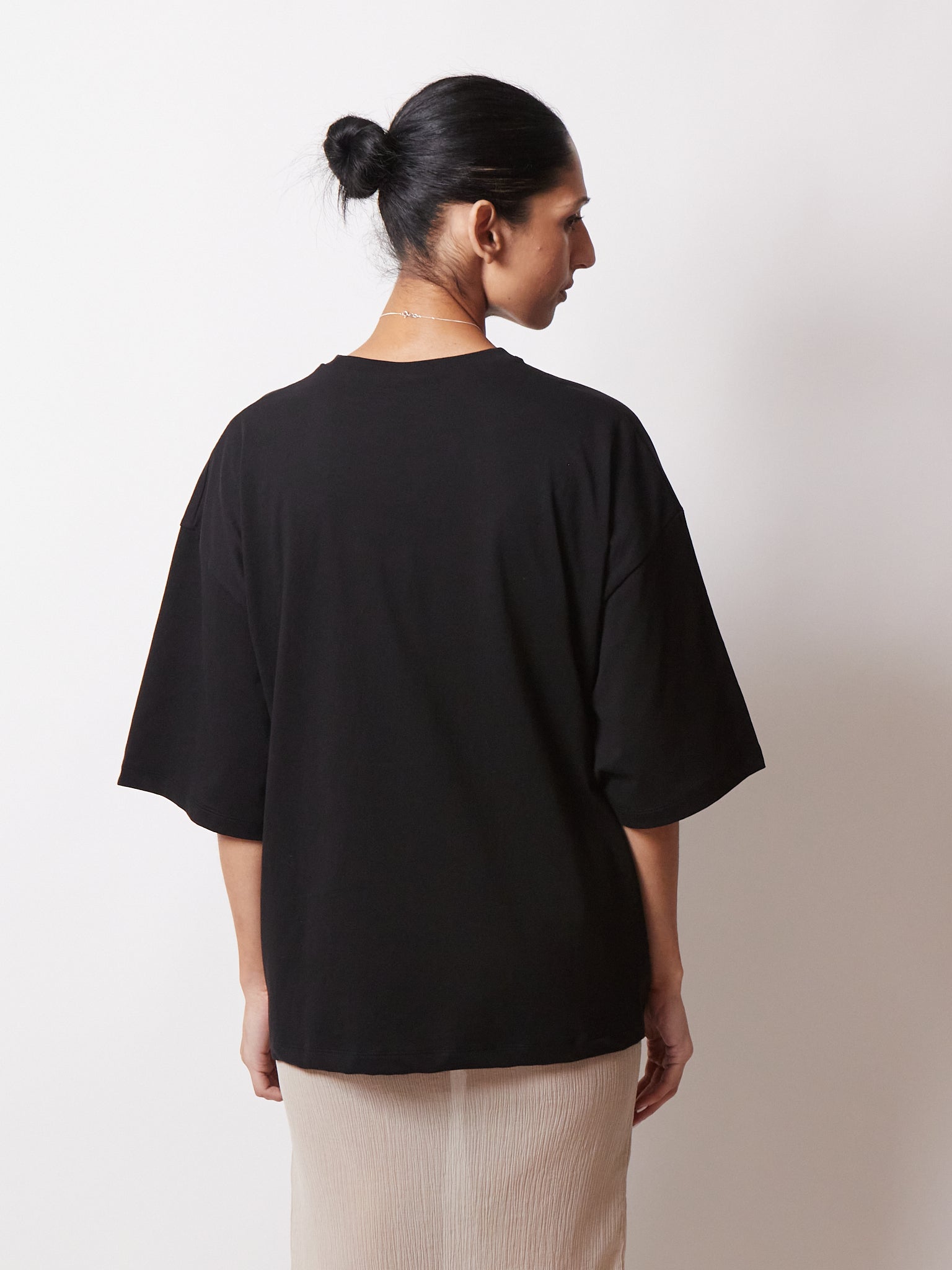 Baserange Pin Tee Shirt Black, curated by Shop Sommer in San Francisco.