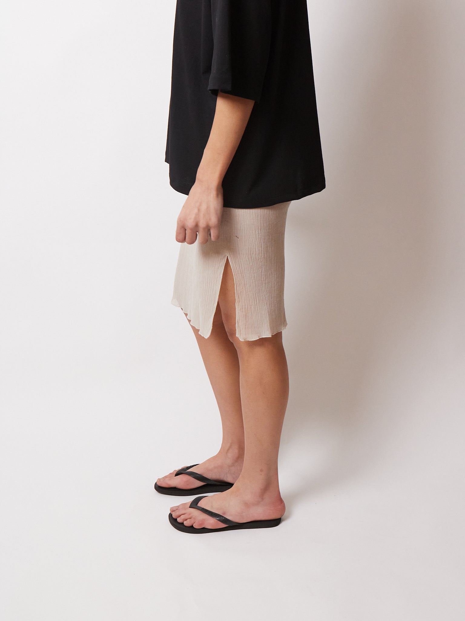 Baserange STI Slip Skirt Beige, curated by Shop Sommer in San Francisco.