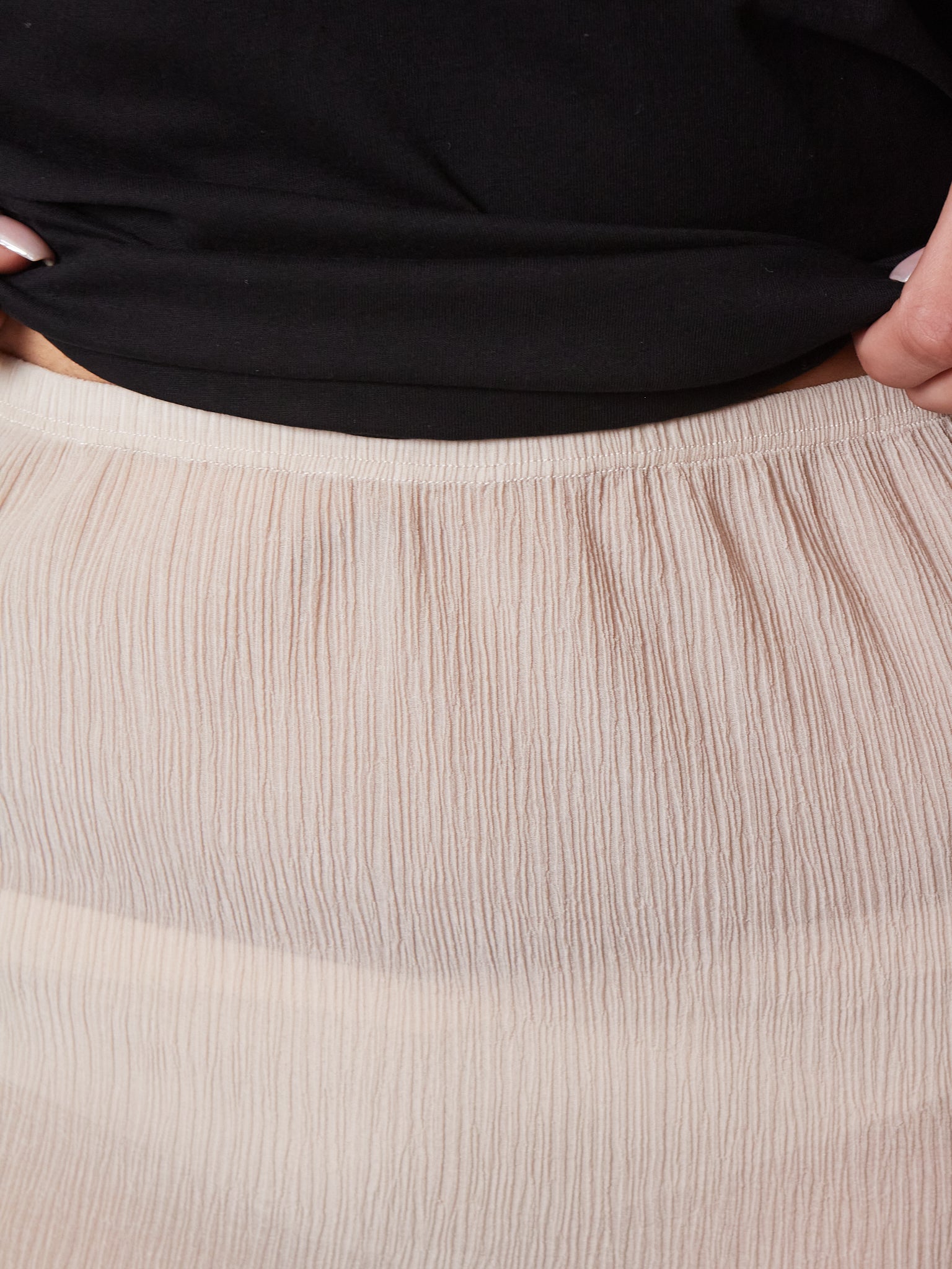 Baserange STI Slip Skirt Beige, curated by Shop Sommer in San Francisco.