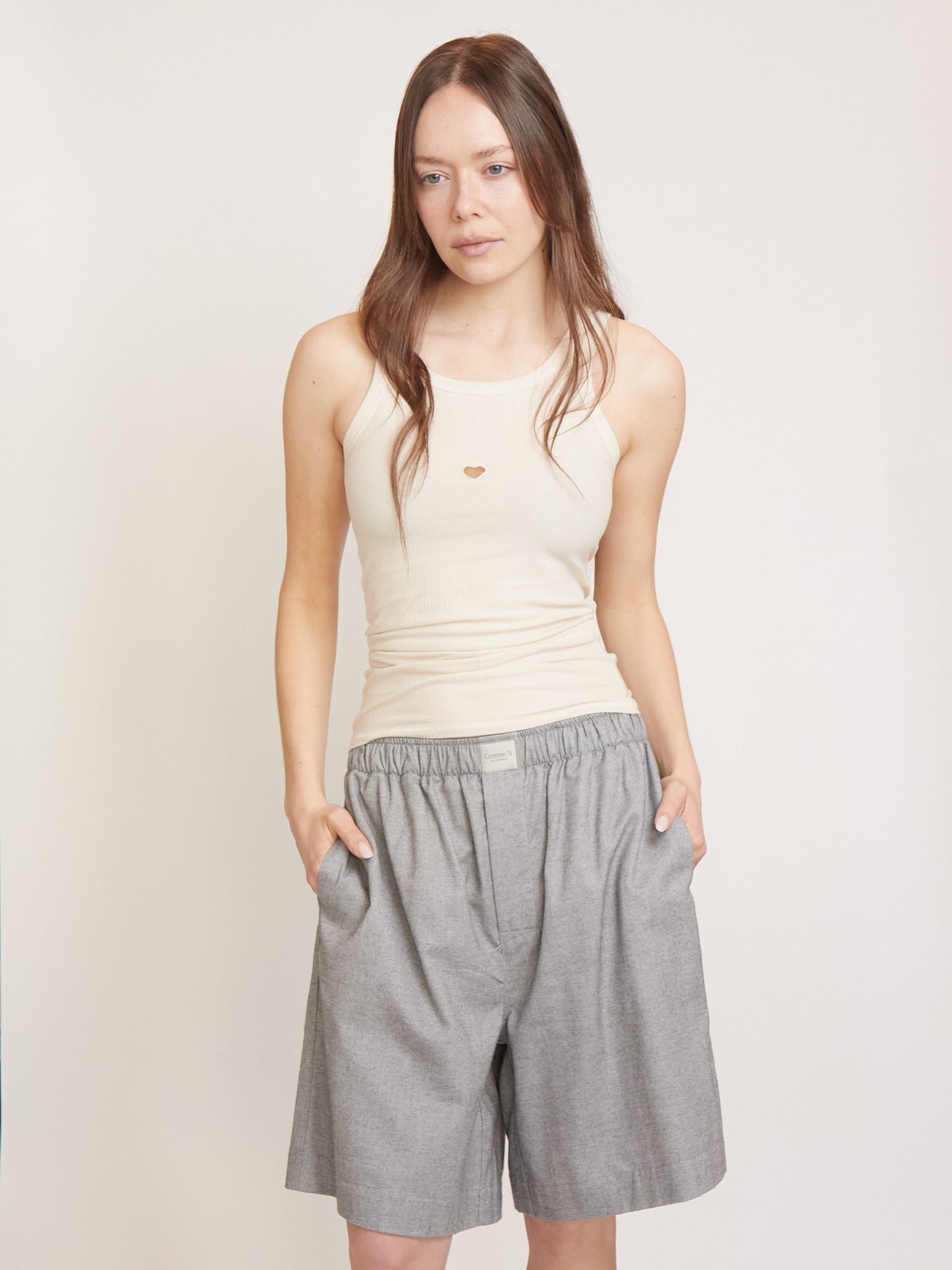 Sommer | Baserange Heart Tank Undyed