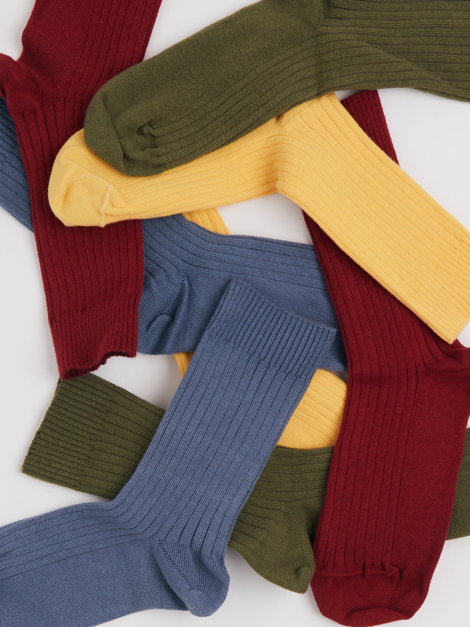 Baserange Rib Overankle Socks, curated by Shop Sommer in San Francisco.