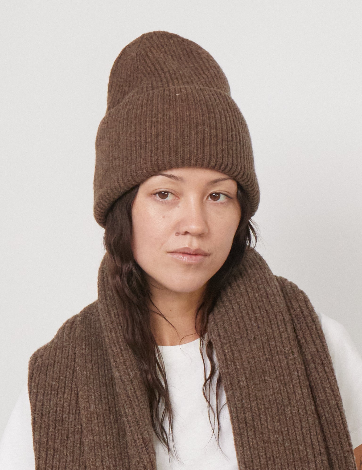 Baserange Mea Beanie in Burel Brown, curated by Shop Sommer in San Francisco
