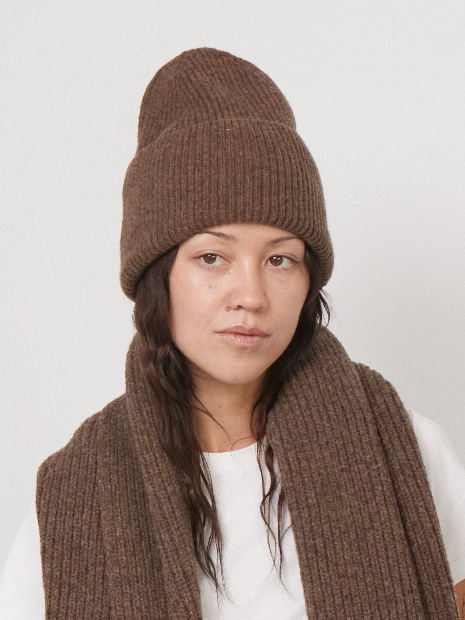 Baserange Mea Beanie in Burel Brown, curated by Shop Sommer in San Francisco