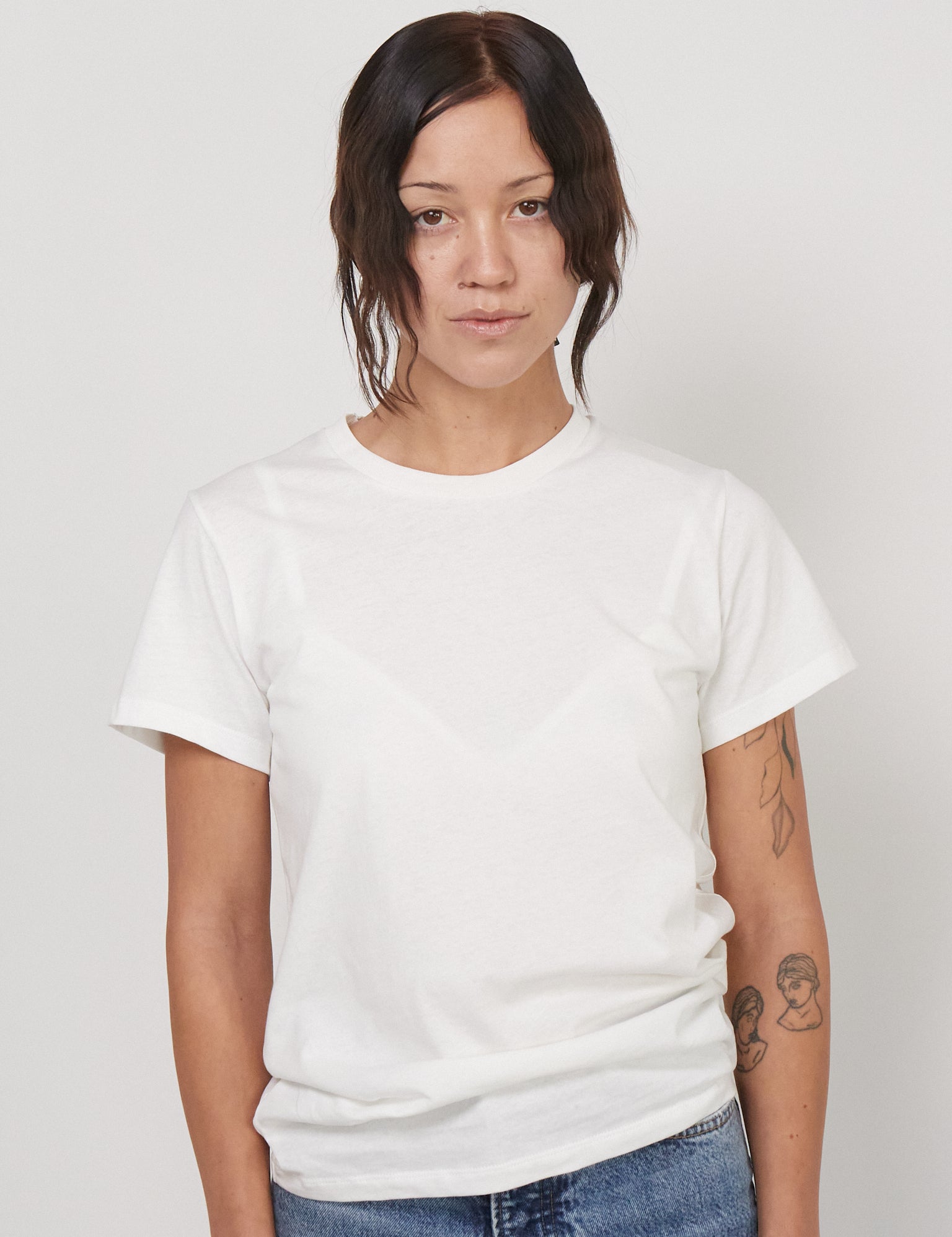 Baserange Tee Shirt Undyed White Shop Sommer San Francisco