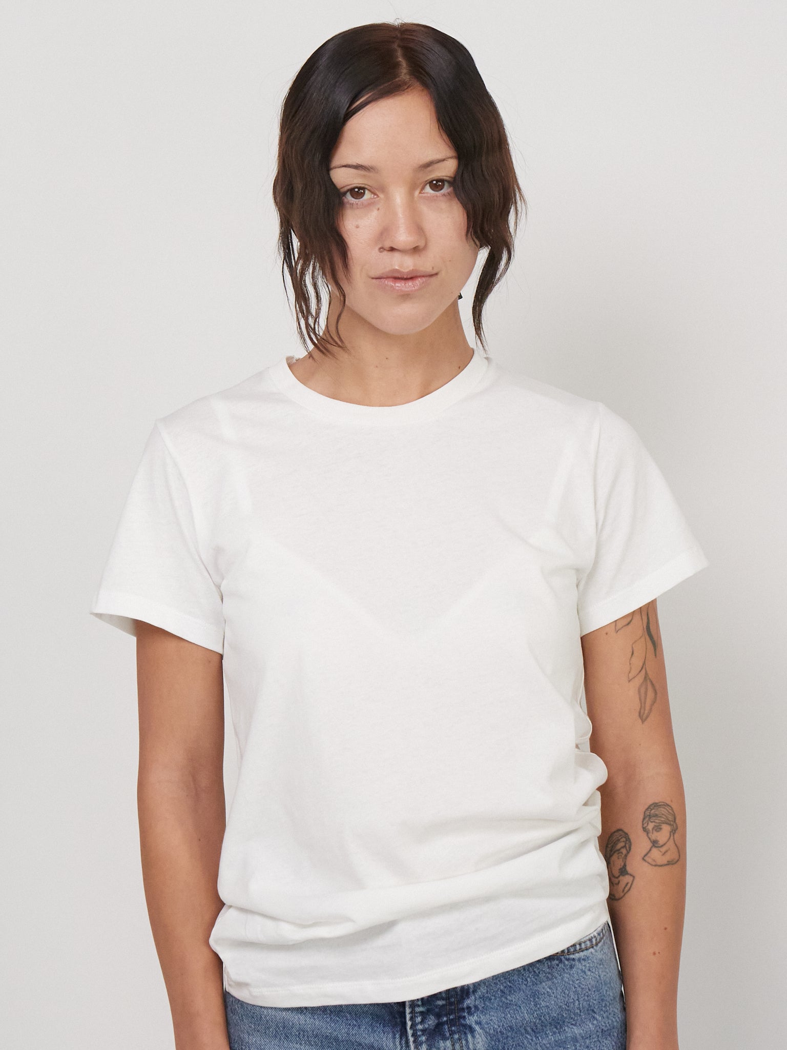 Baserange Tee Shirt Undyed White Shop Sommer San Francisco