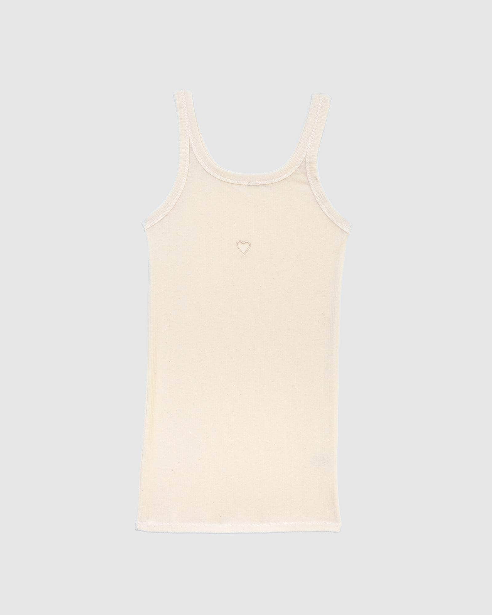 Baserange Heart Tank Undyed, curated by Shop Sommer in San Francisco.