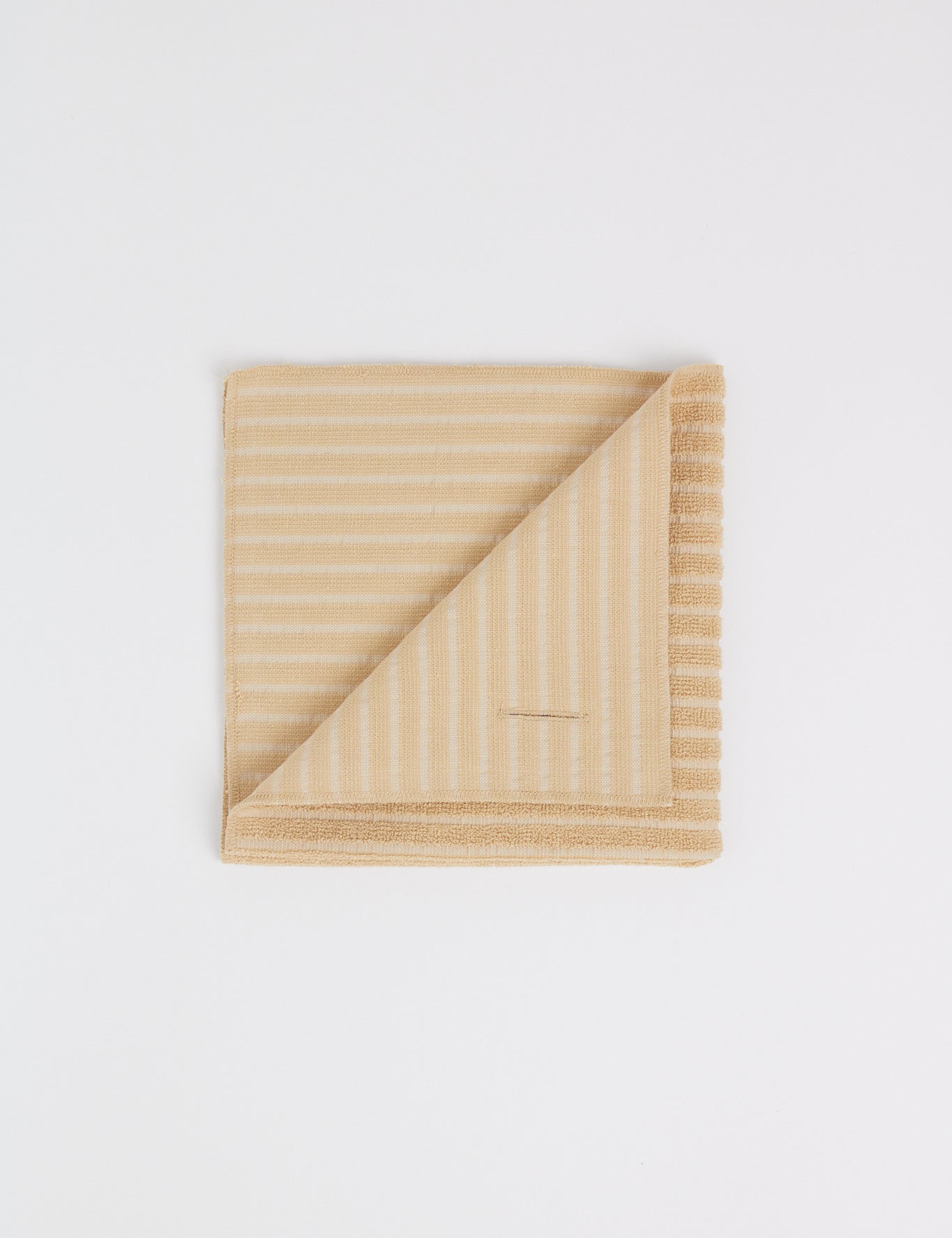 Baserange Terry Wash Cloth Ecru Stripes, curated by Shop Sommer in San Francisco.